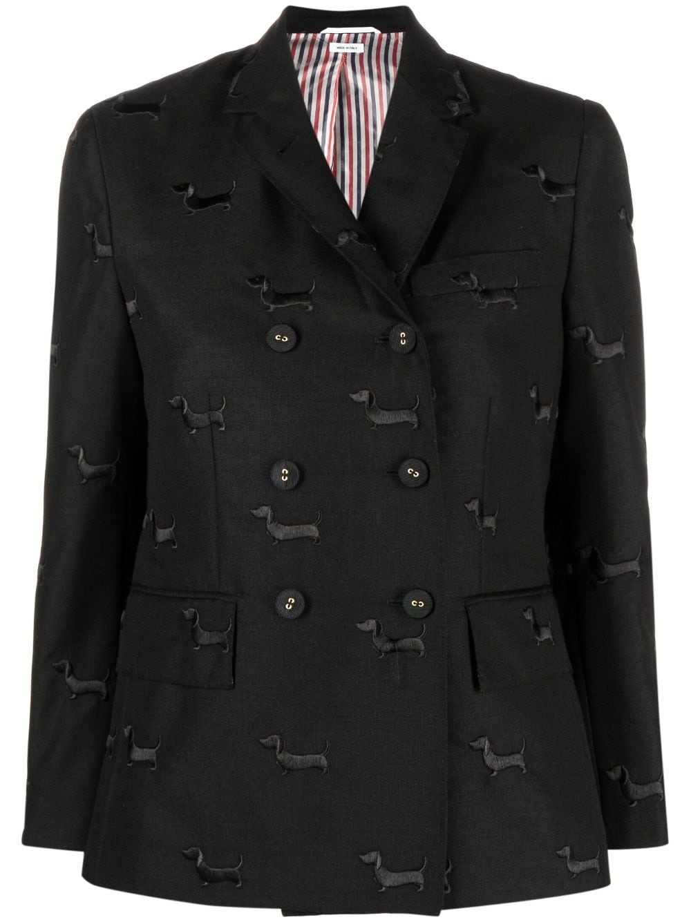 single-breasted tailored blazer - 1