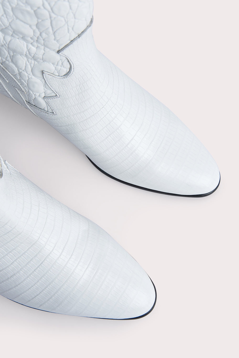 Melvin Optic White Croco Lizard Leather - 4