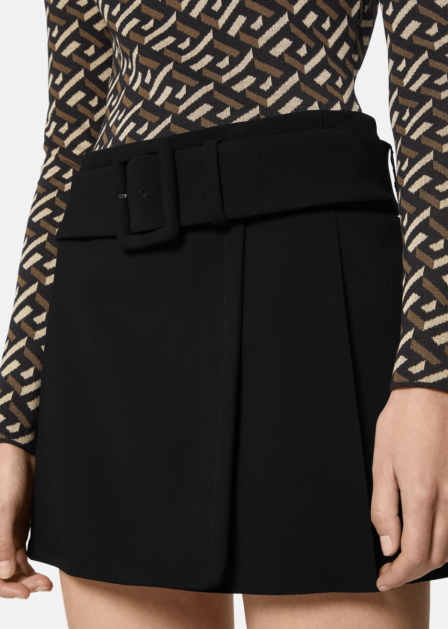 Wool Mini Skirt - 5