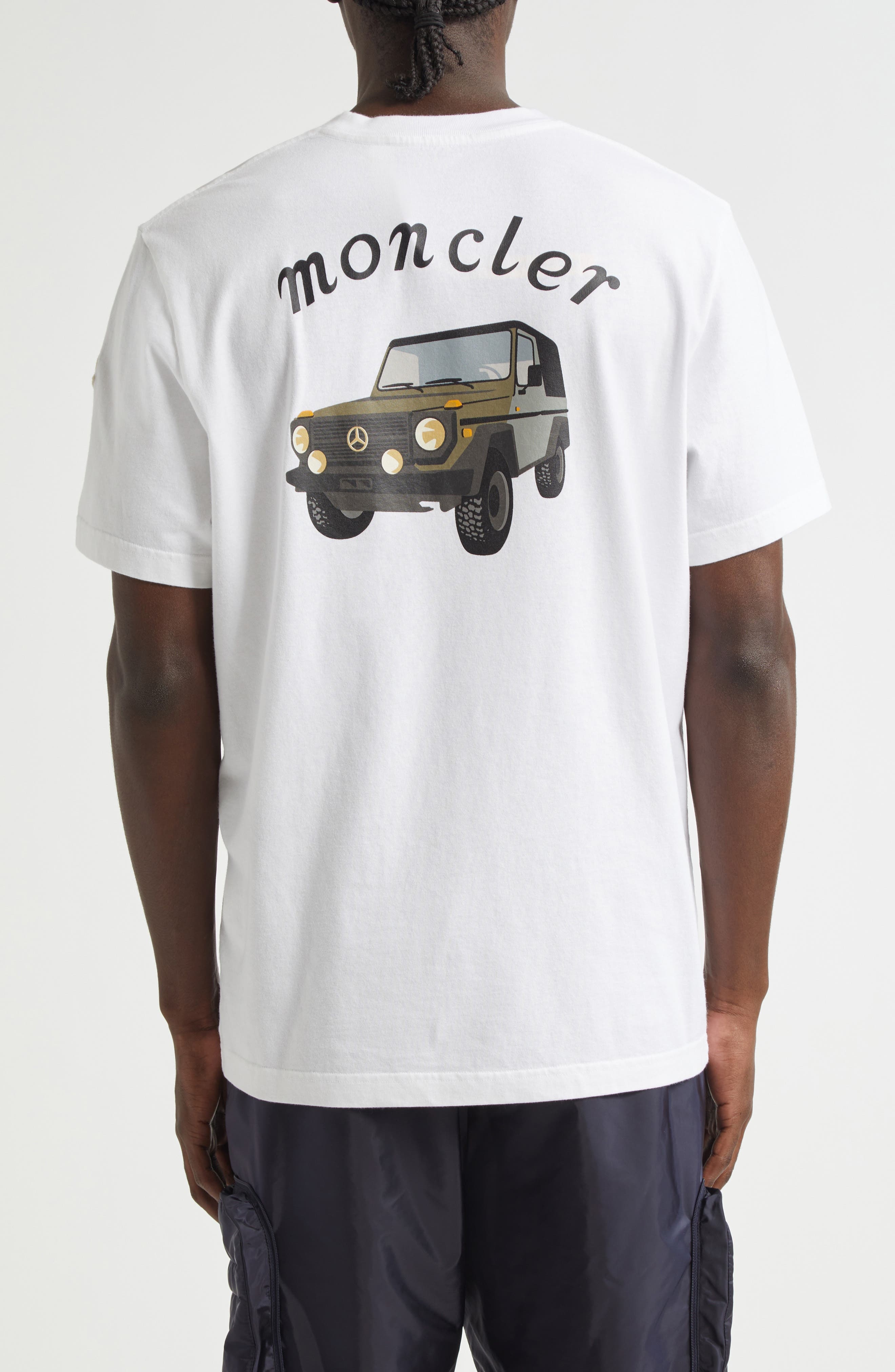 Moncler Genius x Mercedes-Benz by Nigo Logo Patch Short Sleeve T-Shirt in 001 - 2