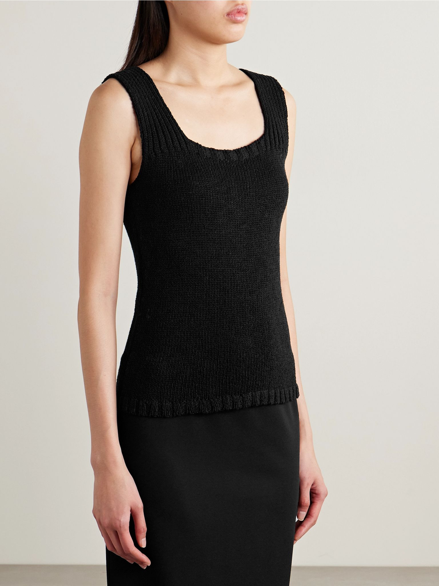 Wil cotton tank Black - 3