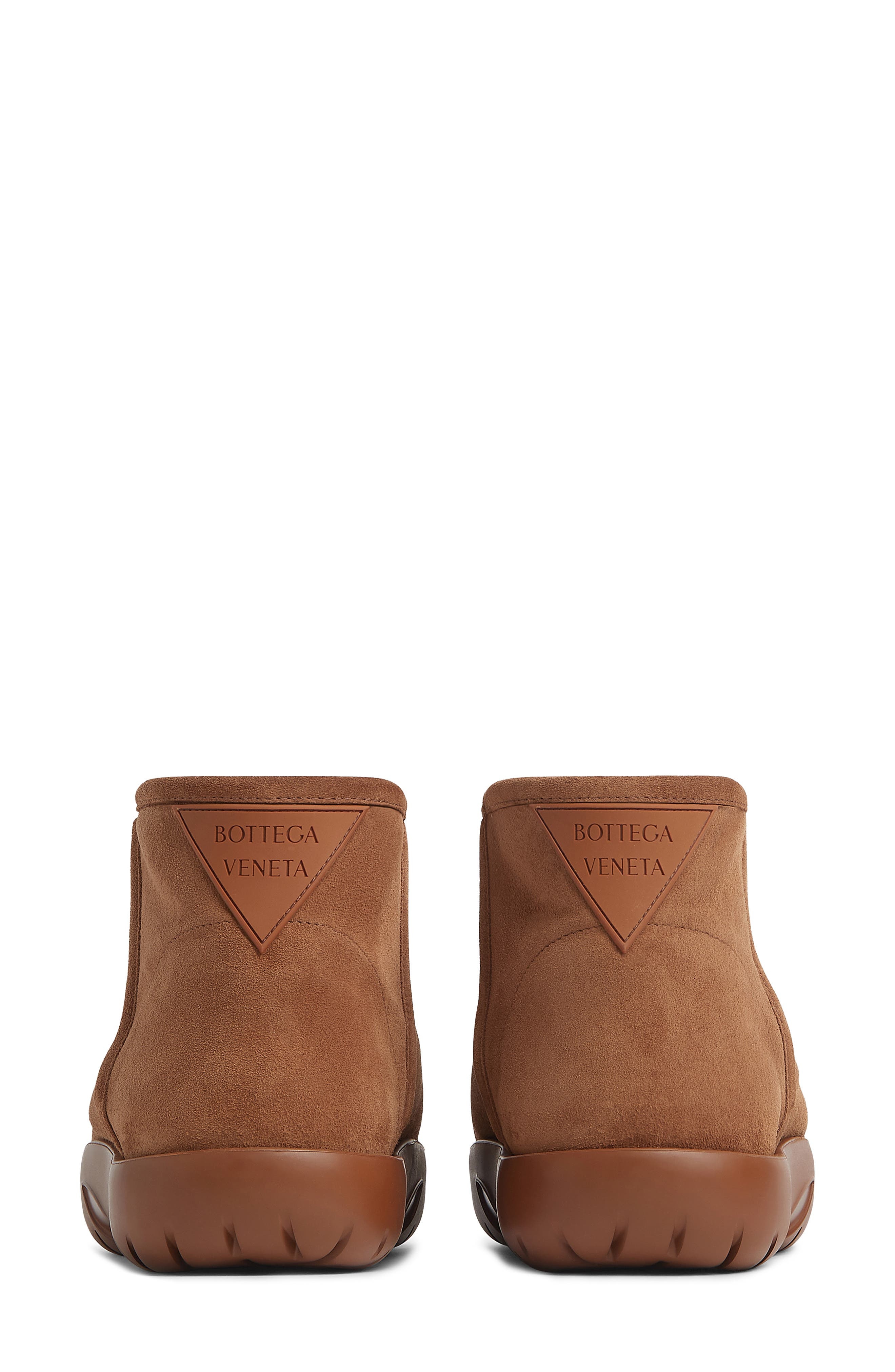Bottega Veneta Snap Genuine Shearling Bootie in Caramel at Nordstrom - 4