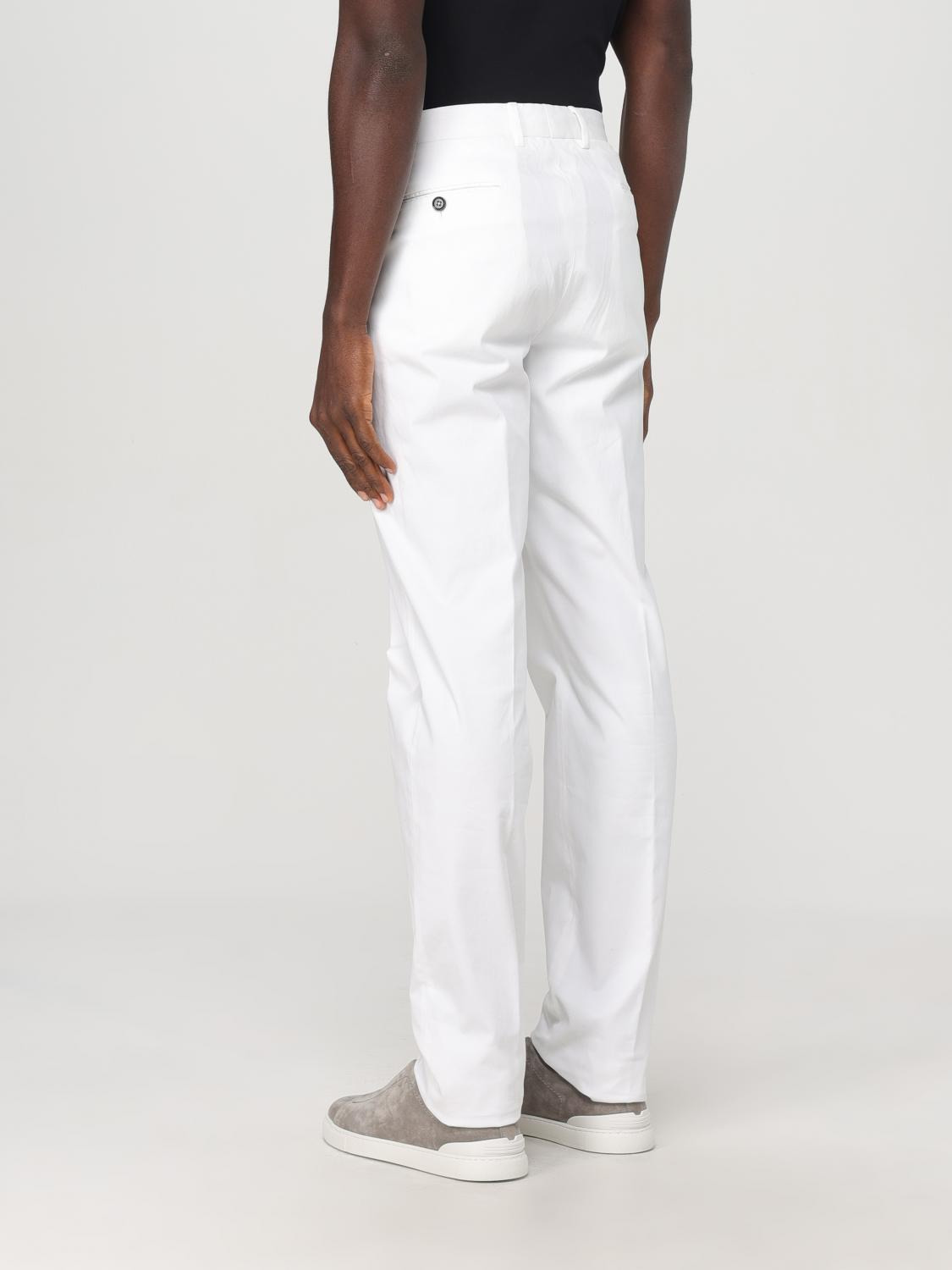 Zegna Pants Men White - 3