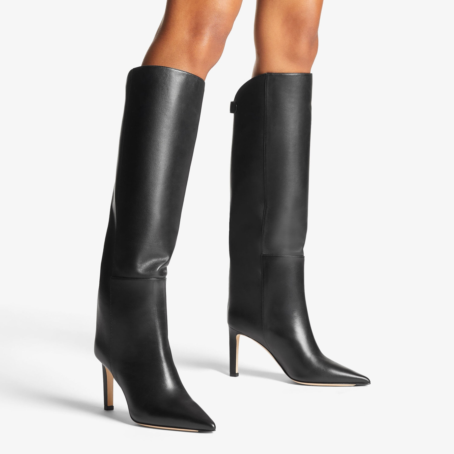 Alizze Knee Boot 85
Black Smooth Leather Knee-High Boots - 2