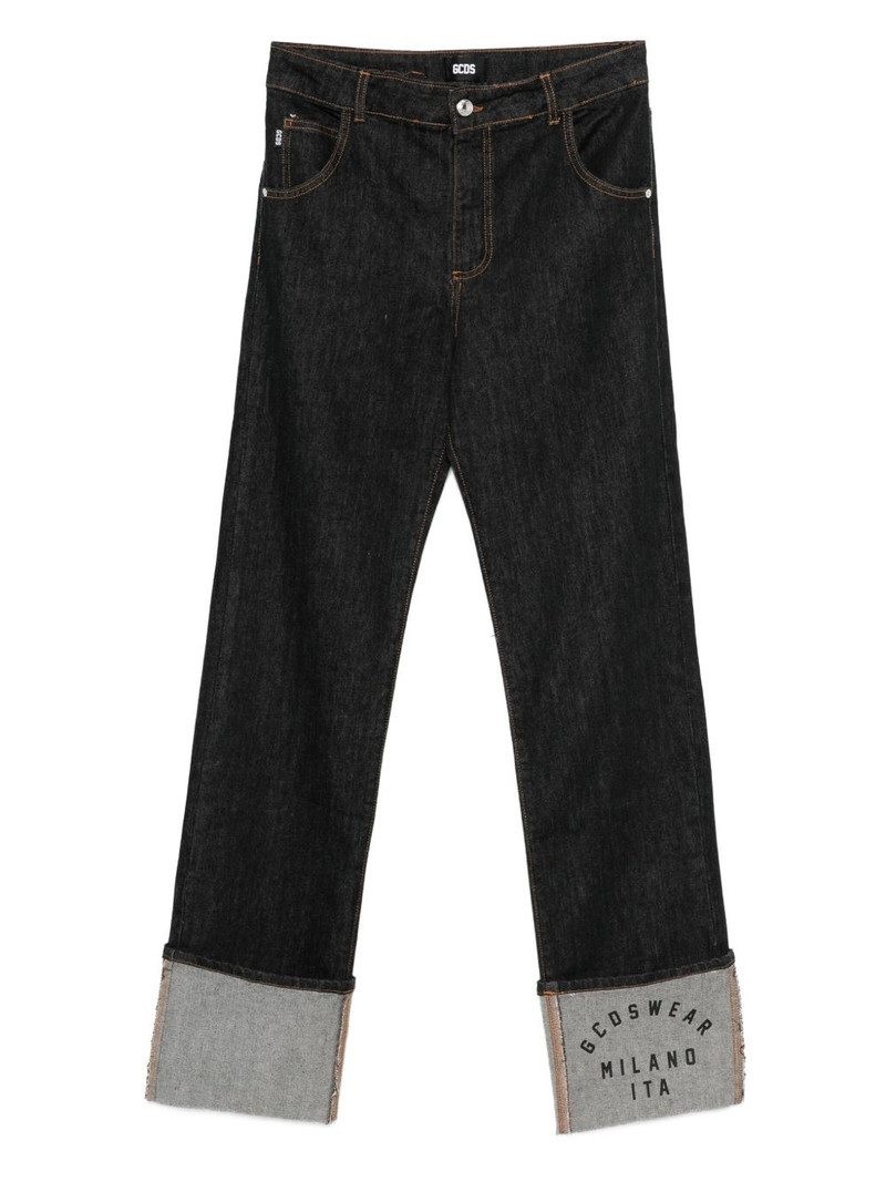 cuffed-hem jeans 1