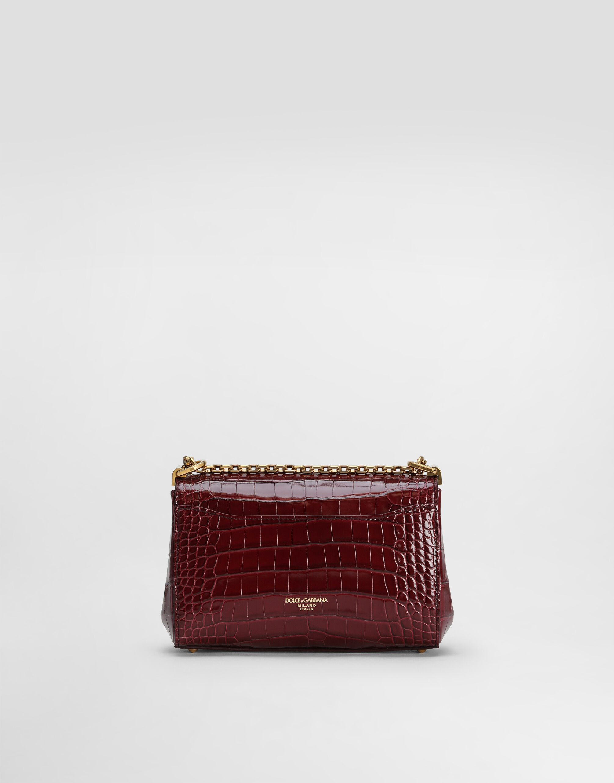Marlene city mini bag in polished alligator - 4