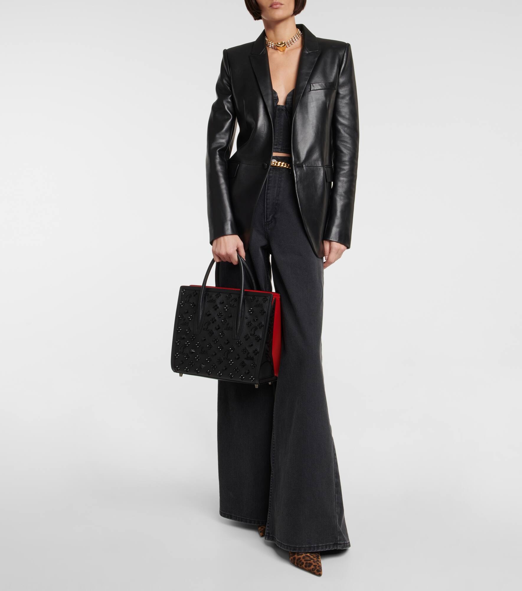 Paloma Medium leather tote bag - 6