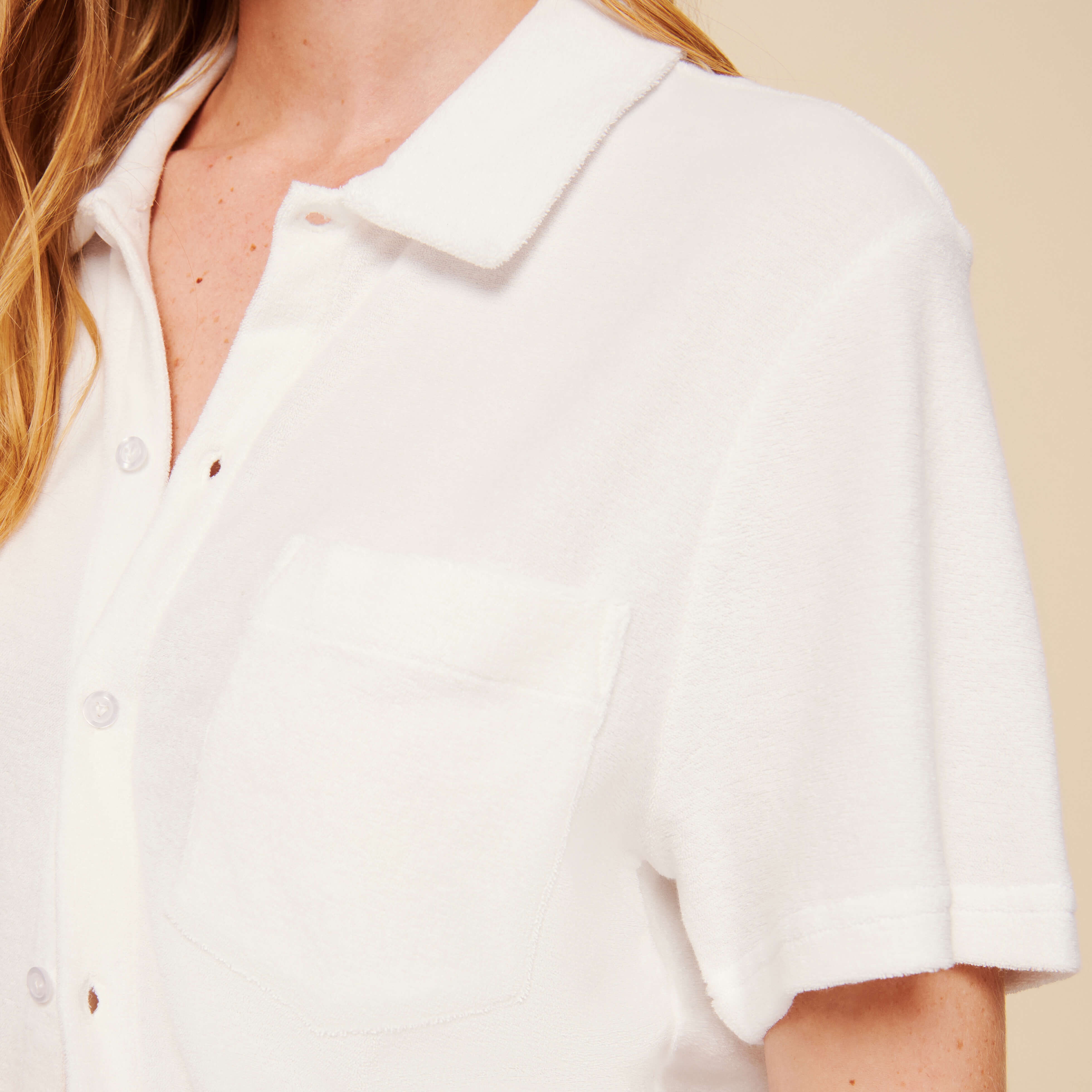 Unisex Terry Bowling Shirt Solid - 5