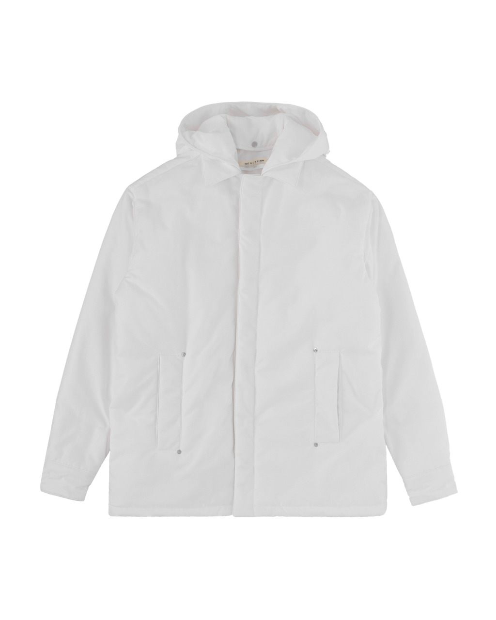 HOODED NYLON JACKET - 1