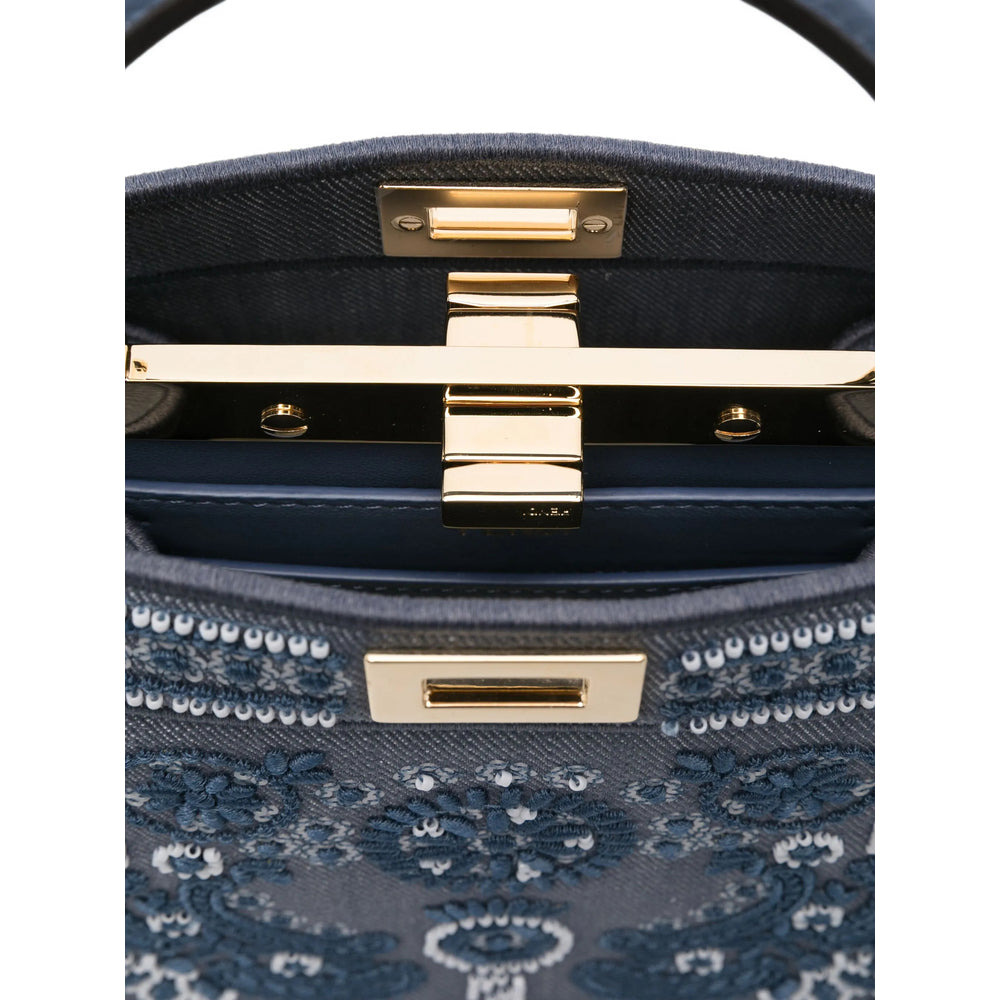 Fendi Blue Tote Bags Women - 3