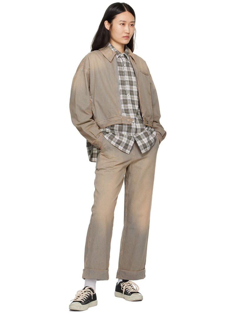 YMC Brown Burnside Denim Jacket outlook