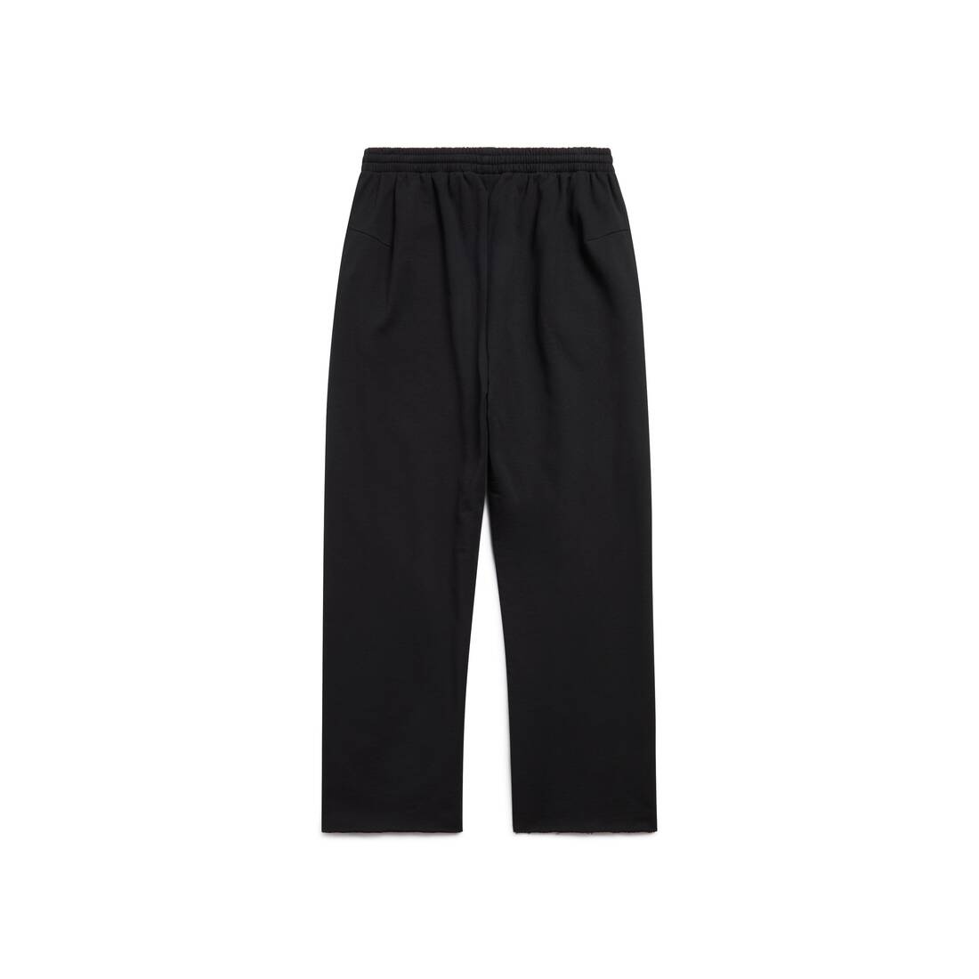 Mirror Balenciaga Cropped Sweatpants in Black - 6