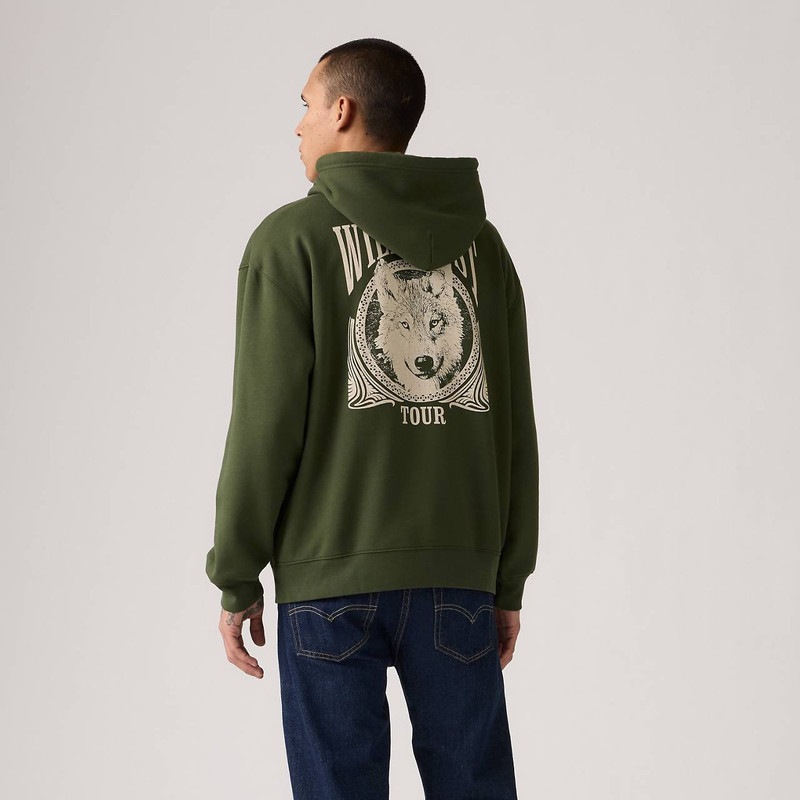 RELAXED GRAPHIC HOODIE SWEATSHIRT 4