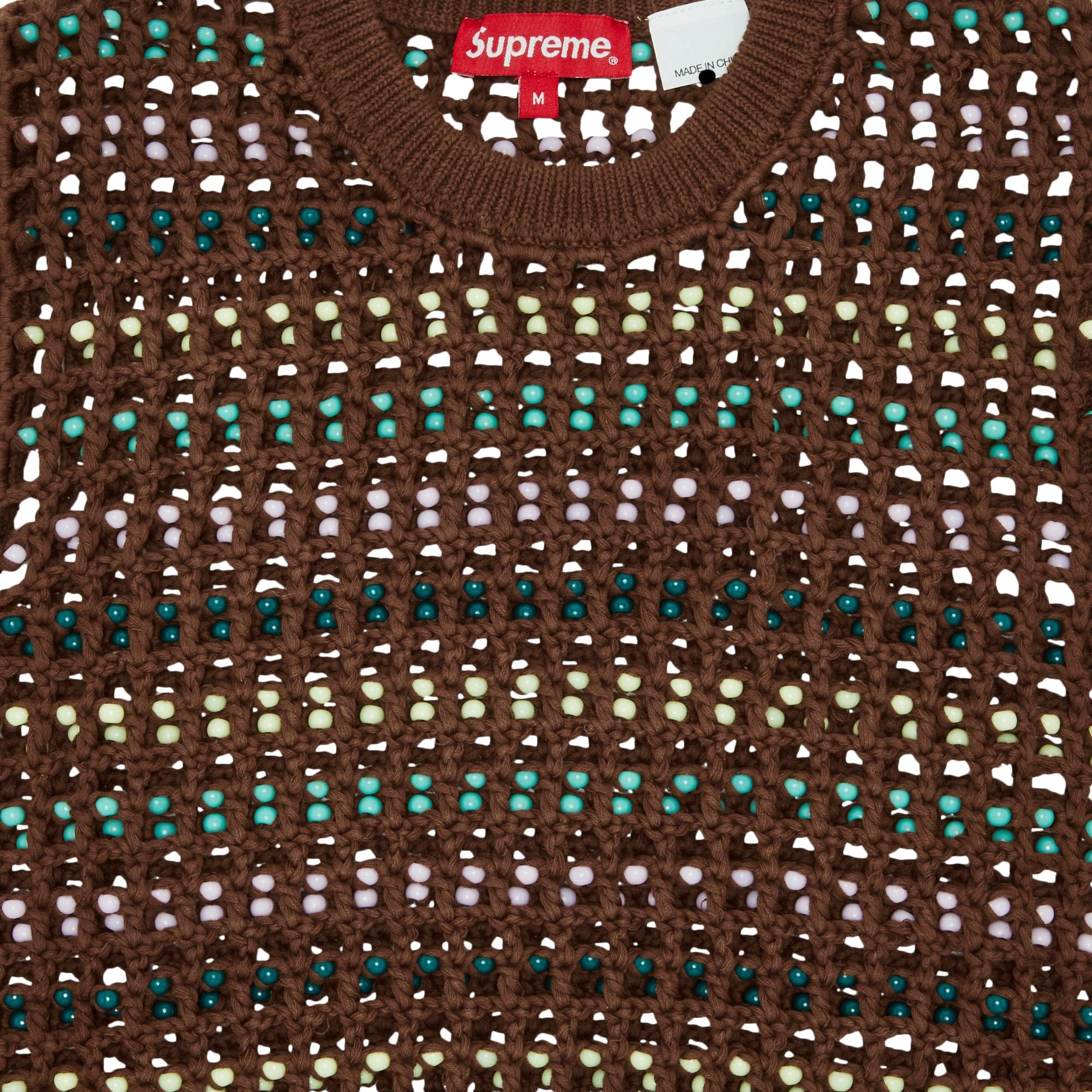 トップス Supreme 23S/S Beaded Sweater Vest Dragon Zip Up Sweater Vest | Supreme 23ss