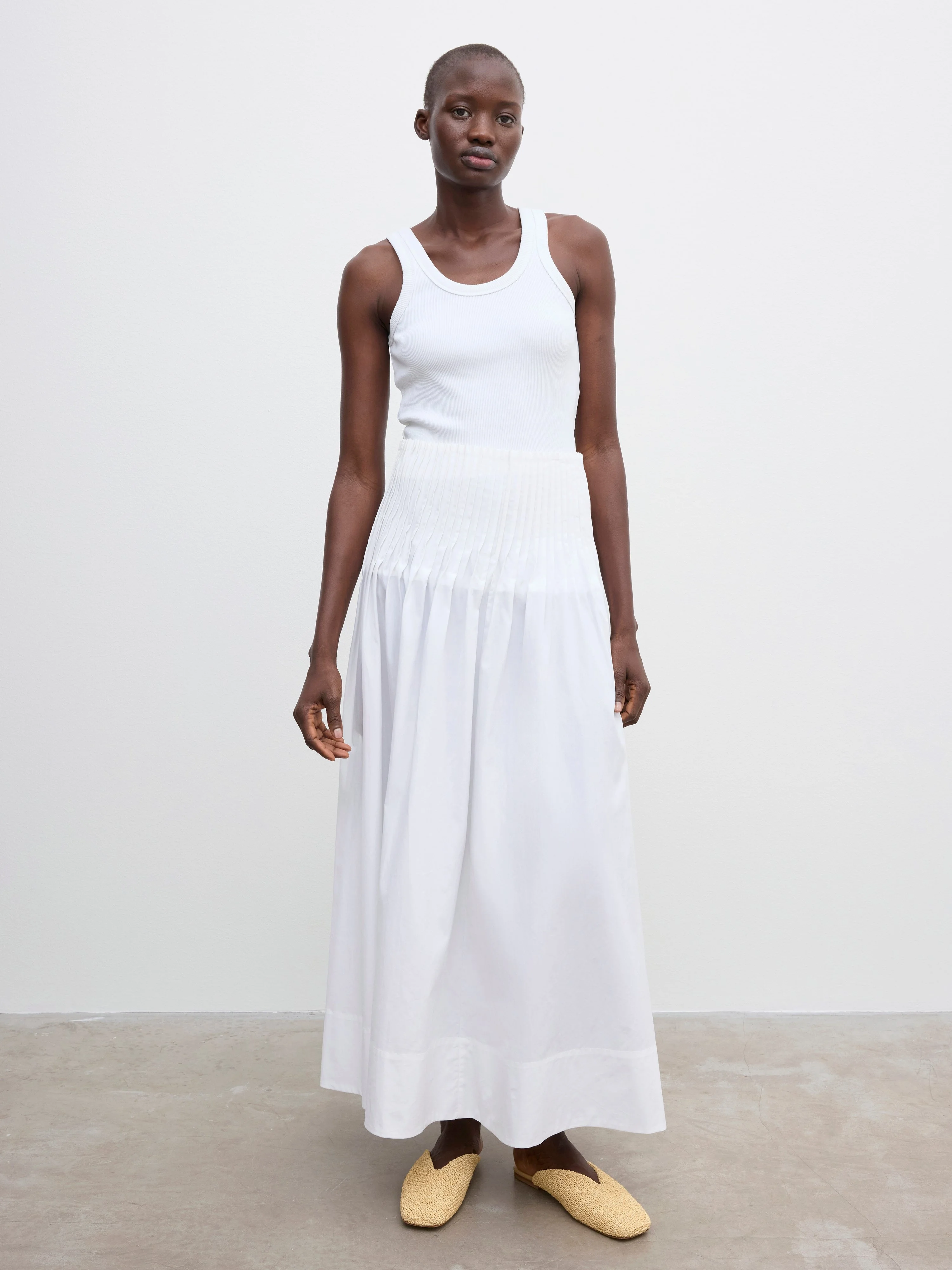 Poplin maxi skirt - 1