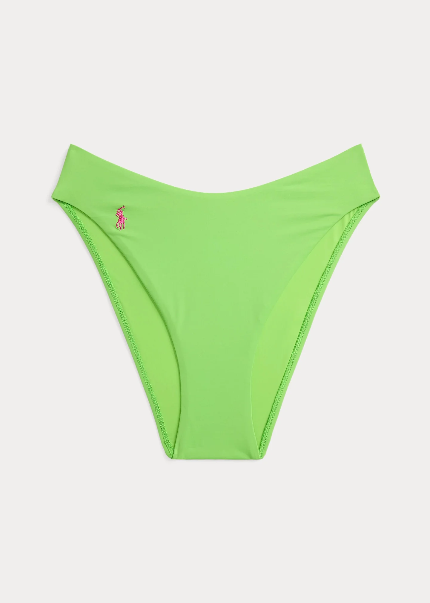 High-Leg Scoop Bikini Bottom - 1