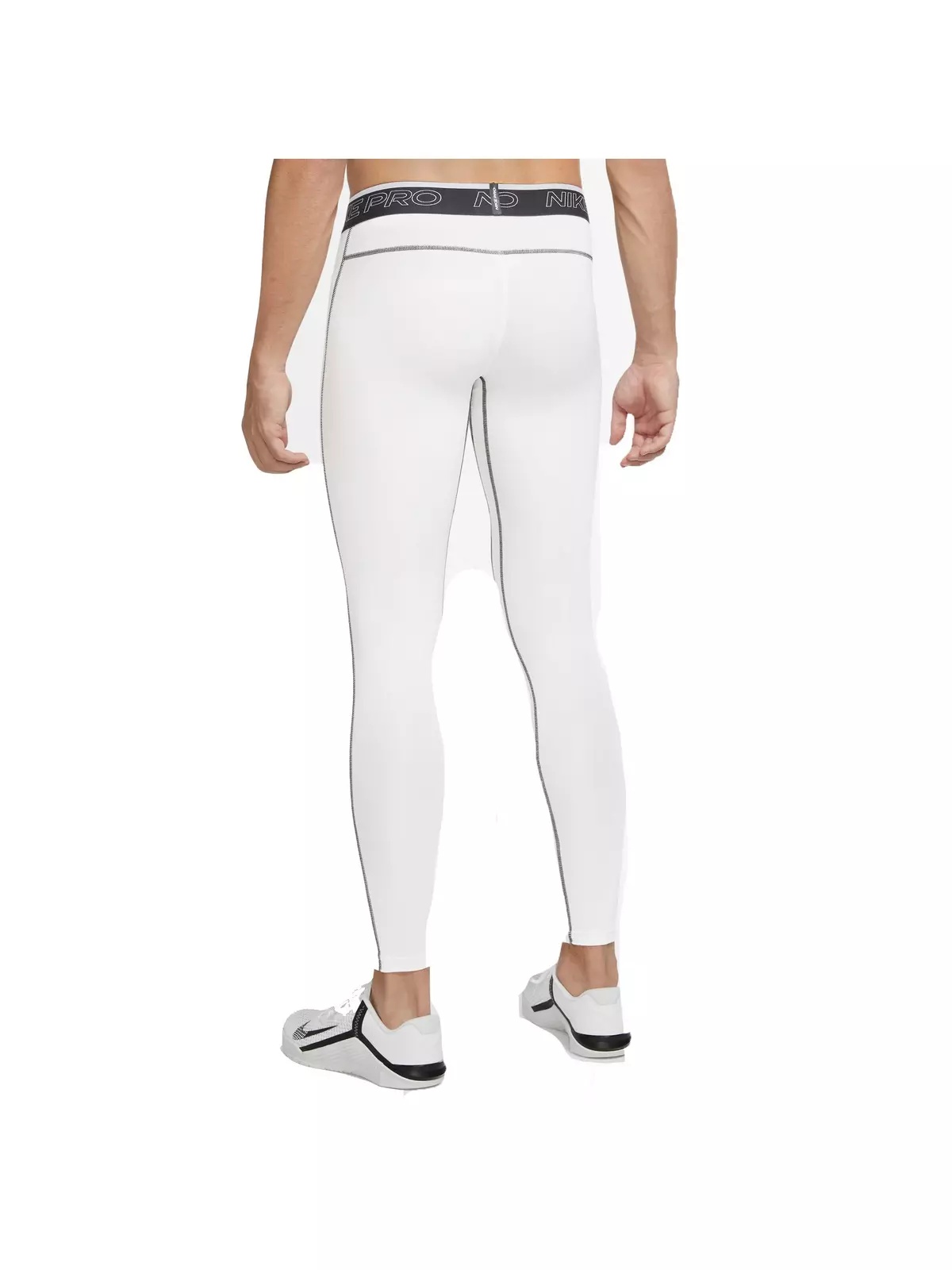 Men's Pro Dri-FIT Compression "White" Leggings - 2