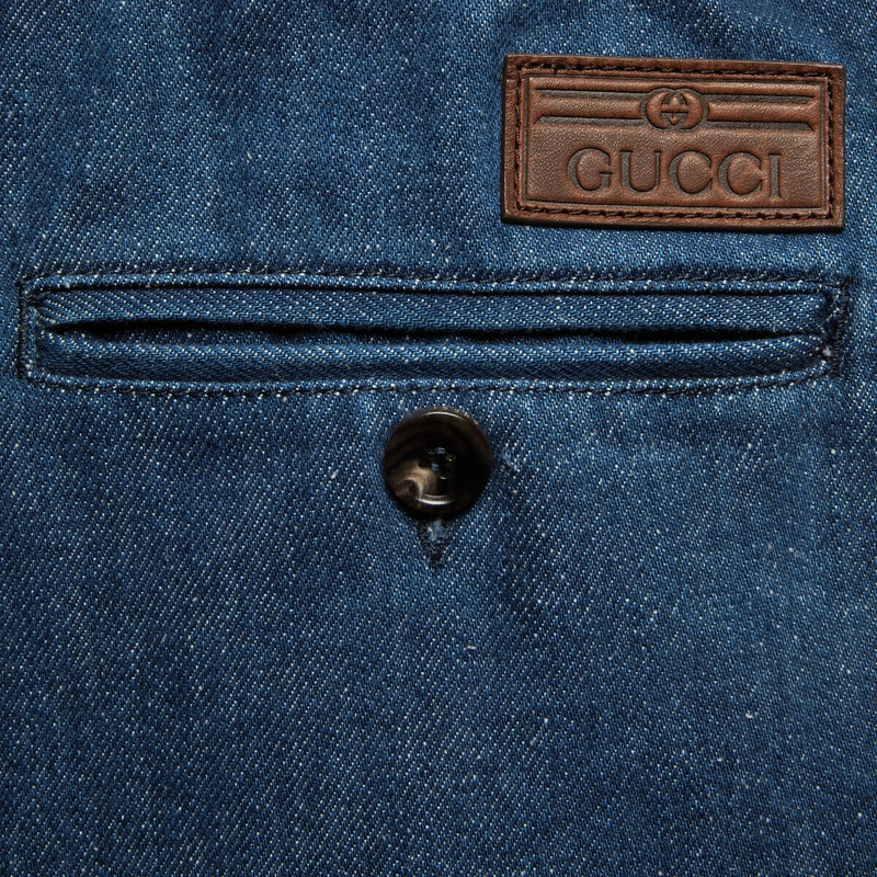 Washed organic denim pant 4