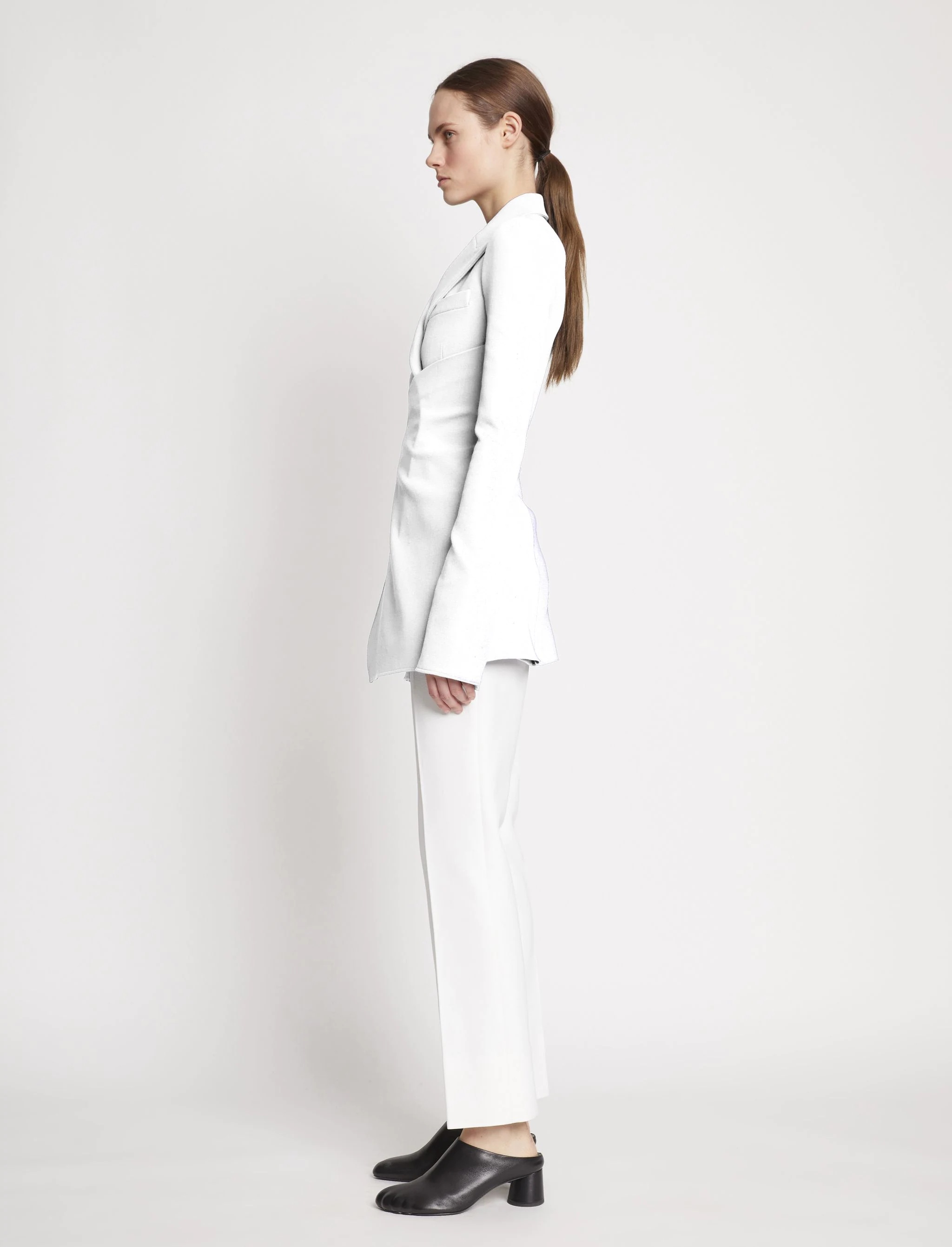 Bi-Stretch Crepe Cinched Jacket - 4