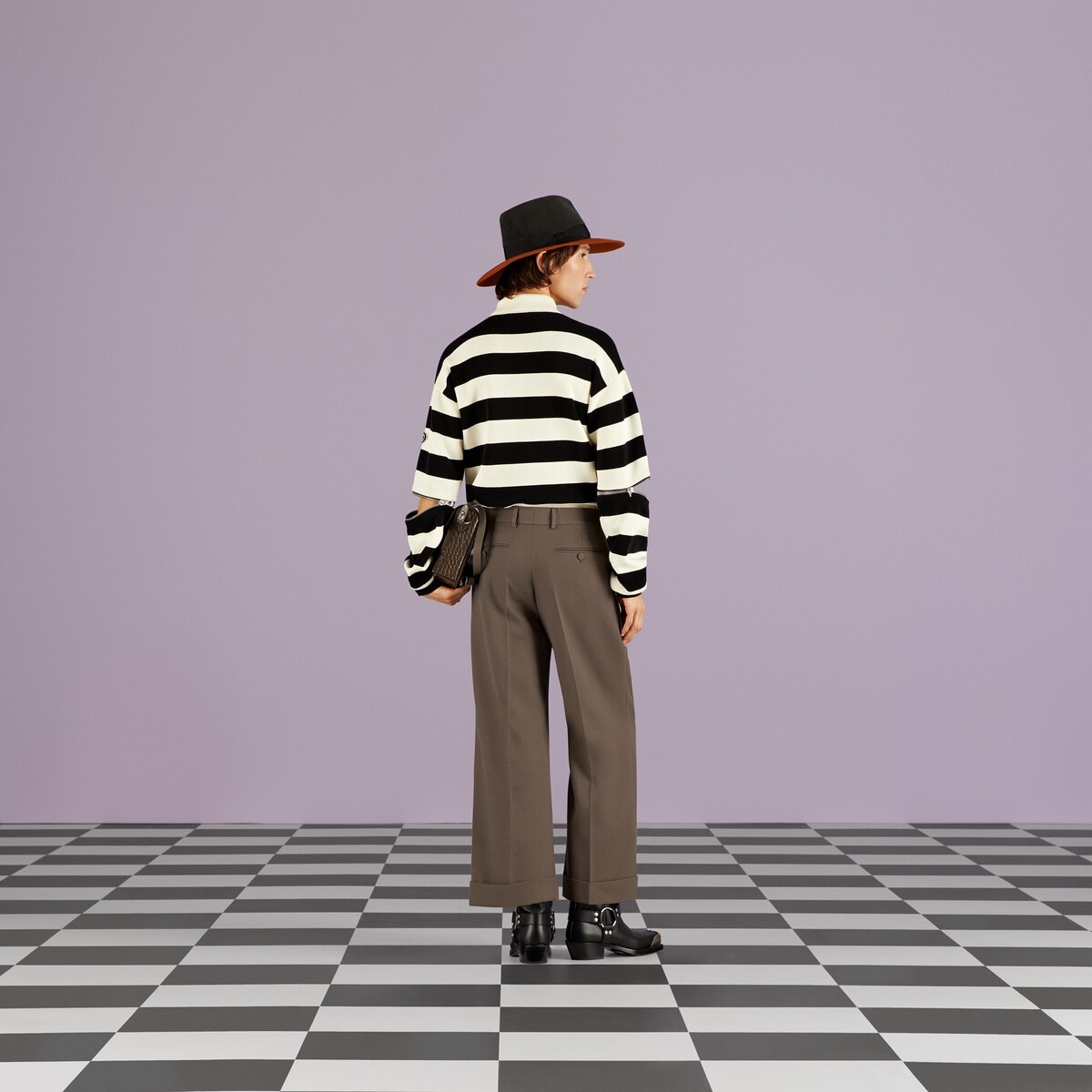 Detachable sleeves knit polo - 3