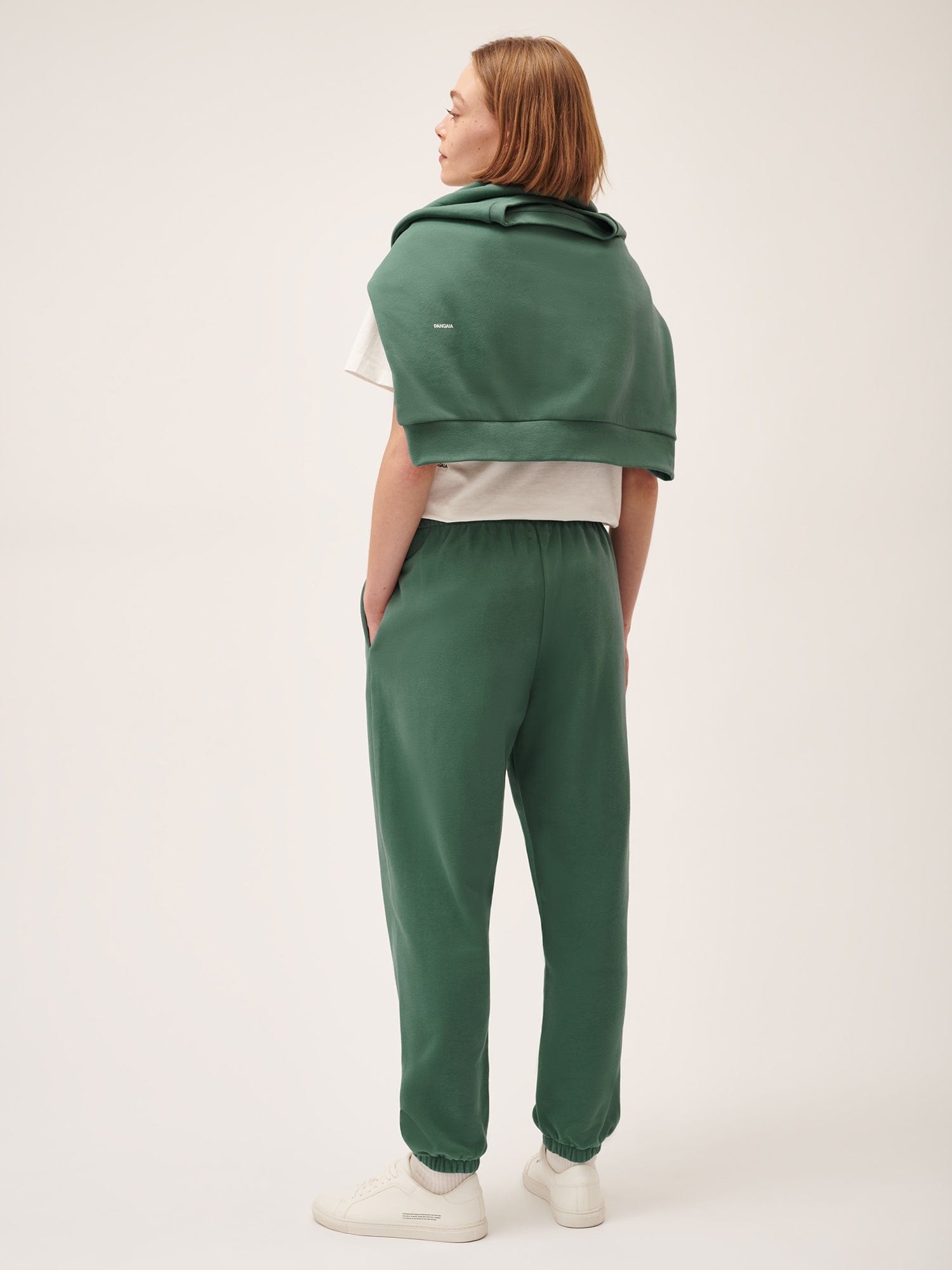 Womens 365 Midweight Track Pants - Forest Green - 4