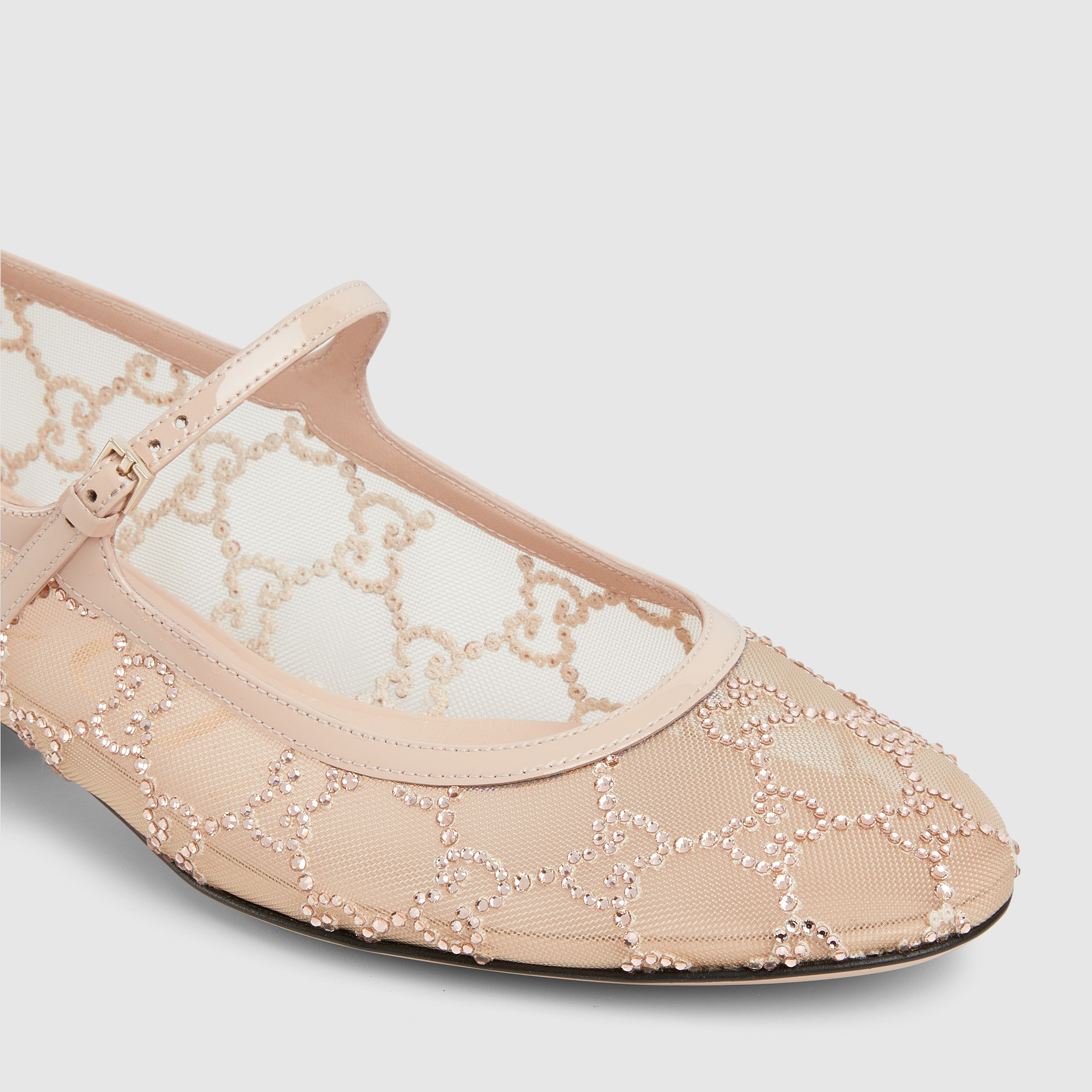Women's GG crystal ballet flat - 4