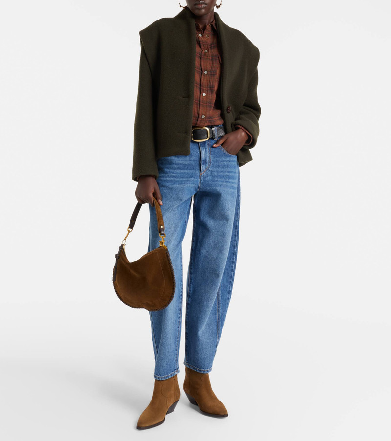 Isabel Marant Dewina suede cowboy boots outlook