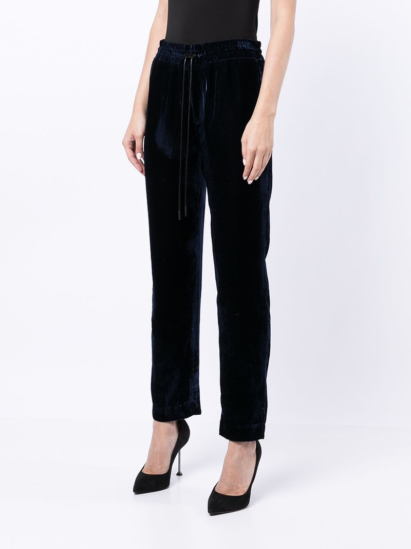 velvet-effect pyjama pants 3