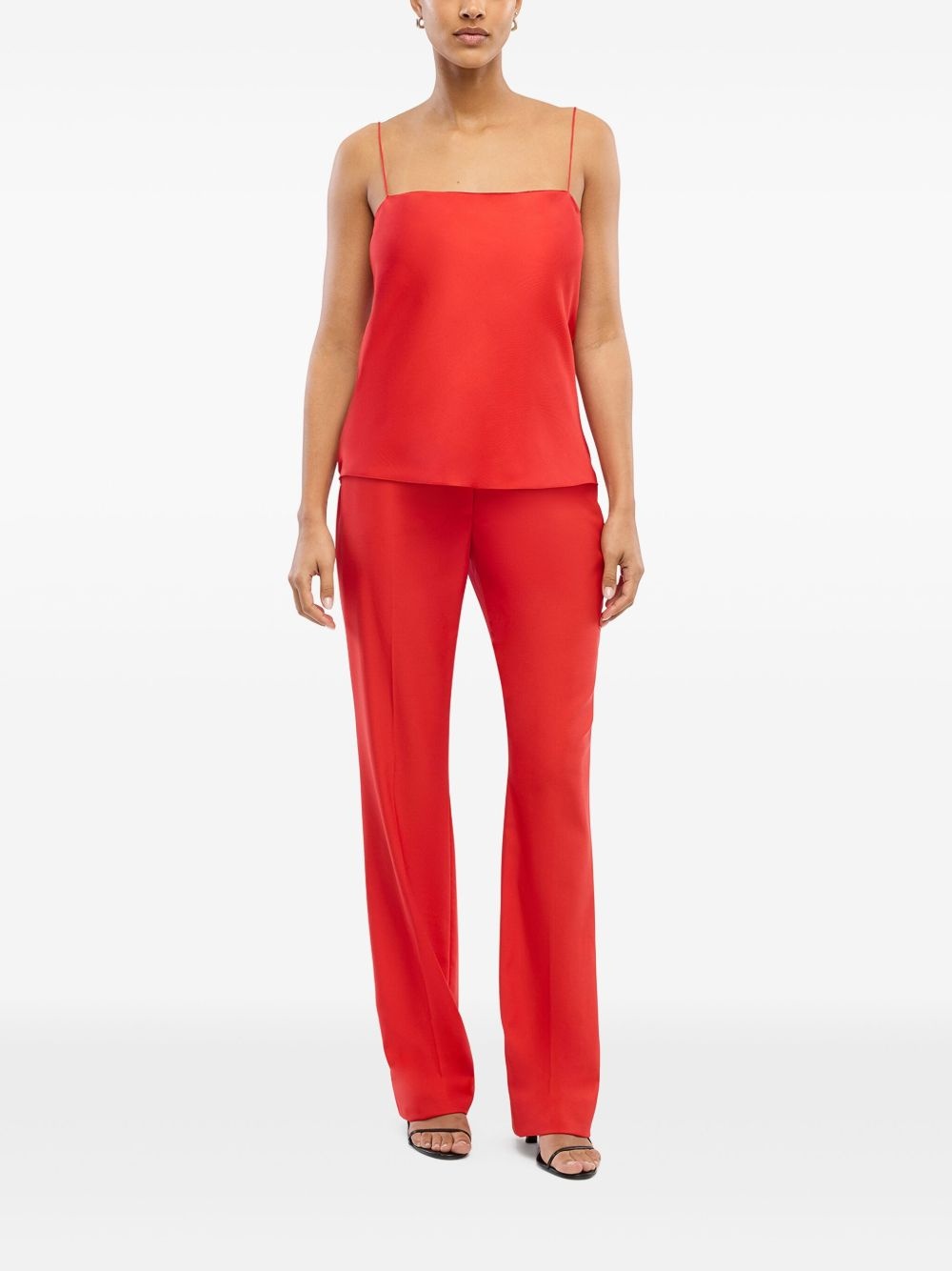 slip-on silk top - 2