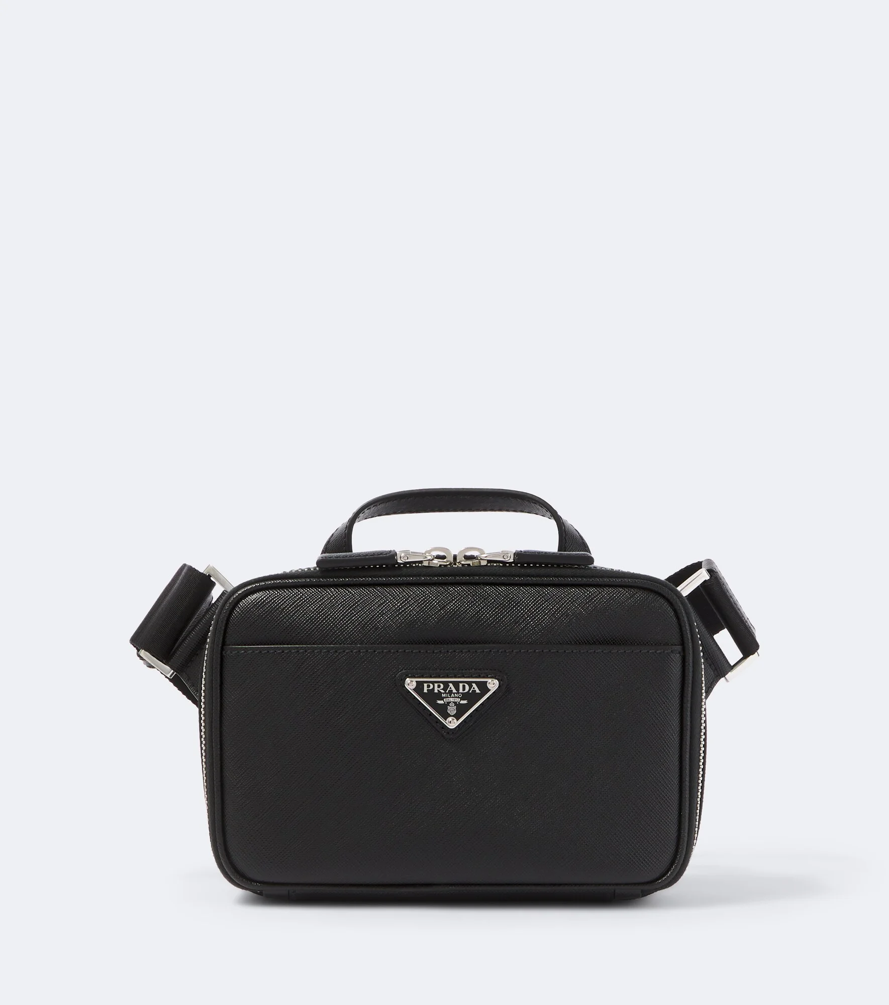 Saffiano leather shoulder bag - 1