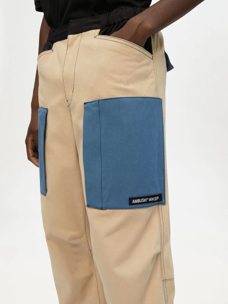 PANELLED CARGO PANTS - 6