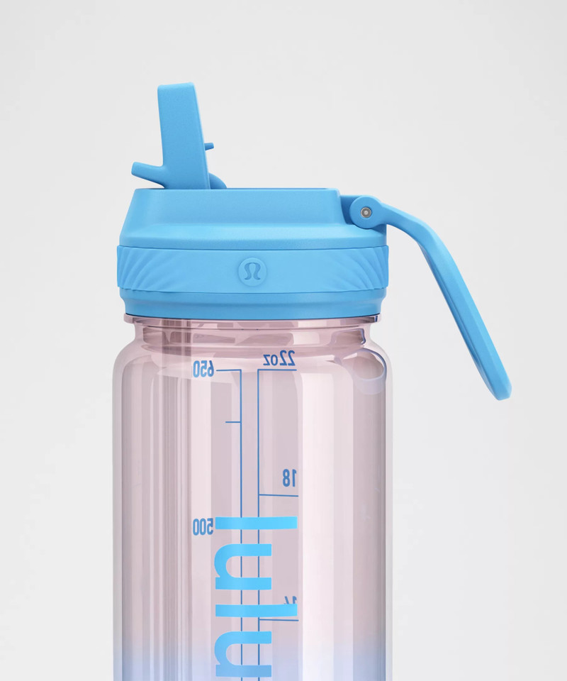 Back to Life Clear Bottle 24oz *Straw Lid 3
