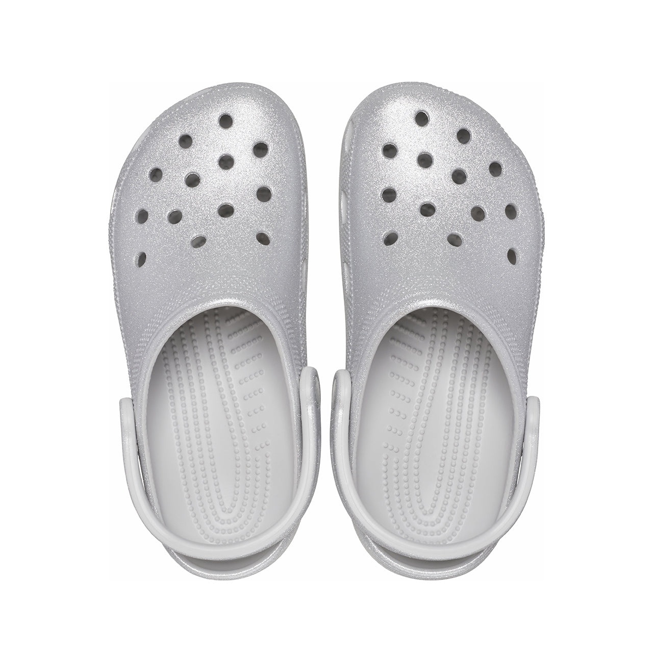Crocs Classic Glitter Clogs 'Silver' 205942-0IC - 4