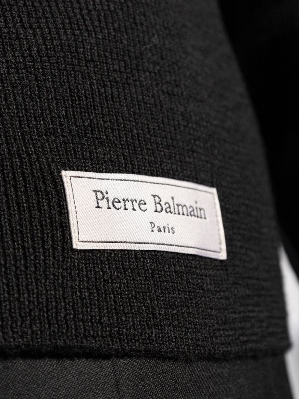 logo-appliquÃ© merino roll-neck jumper - 5