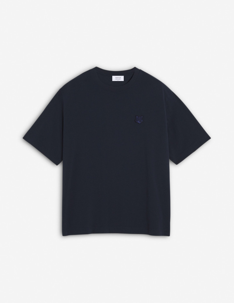 BOLD FOX HEAD PATCH OVERSIZE TEE SHIRT - 1