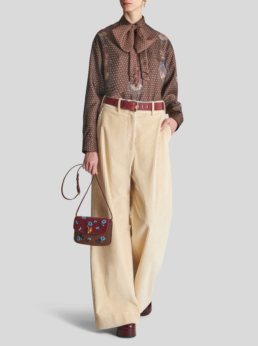 TWILL SHIRT WITH MEDALLIONS - 4