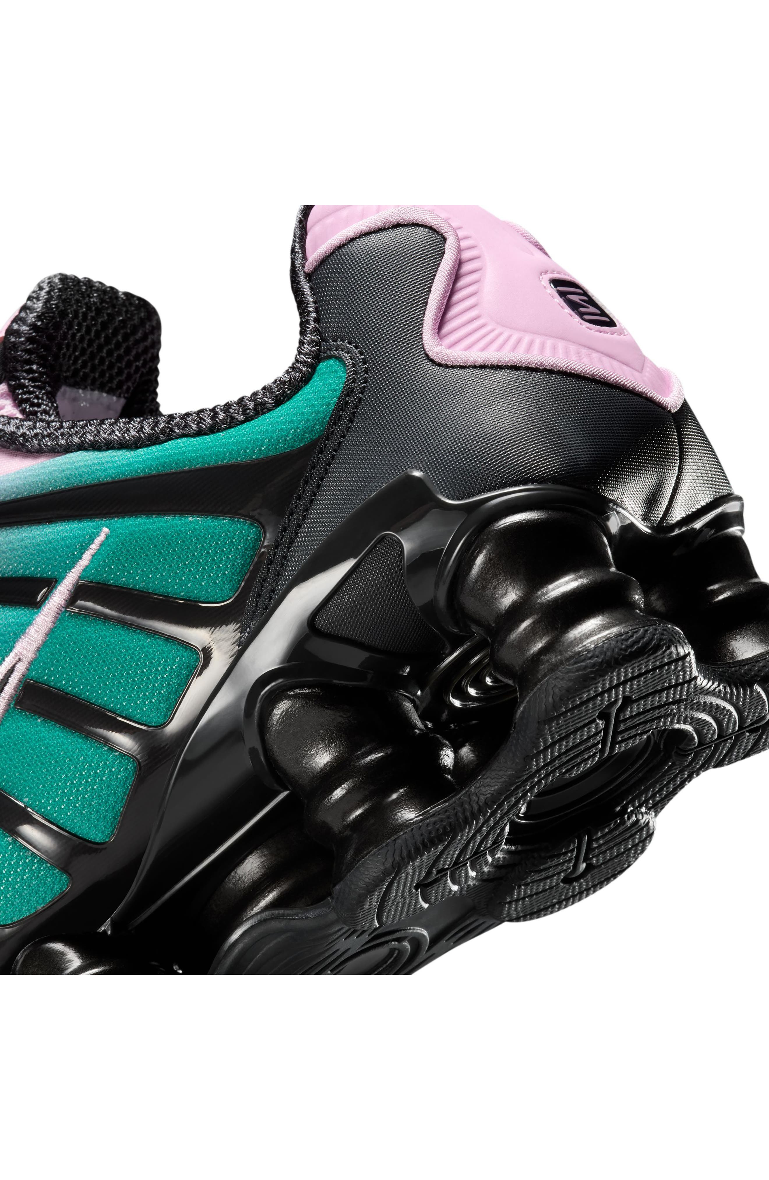 Nike Shox TL Sneaker in Light Arctic Pink/Green/Noir at Nordstrom - 7