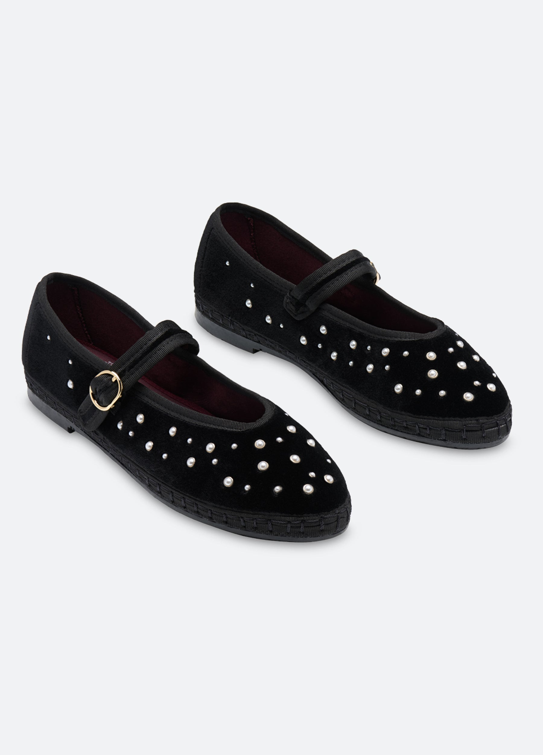 Pearl Mary Jane Flats - 2