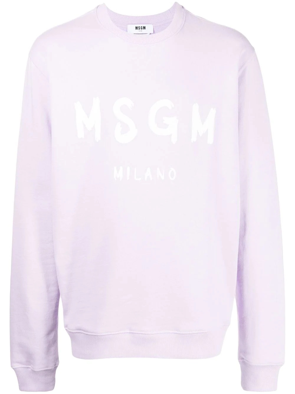 logo print sweatshirt - 1