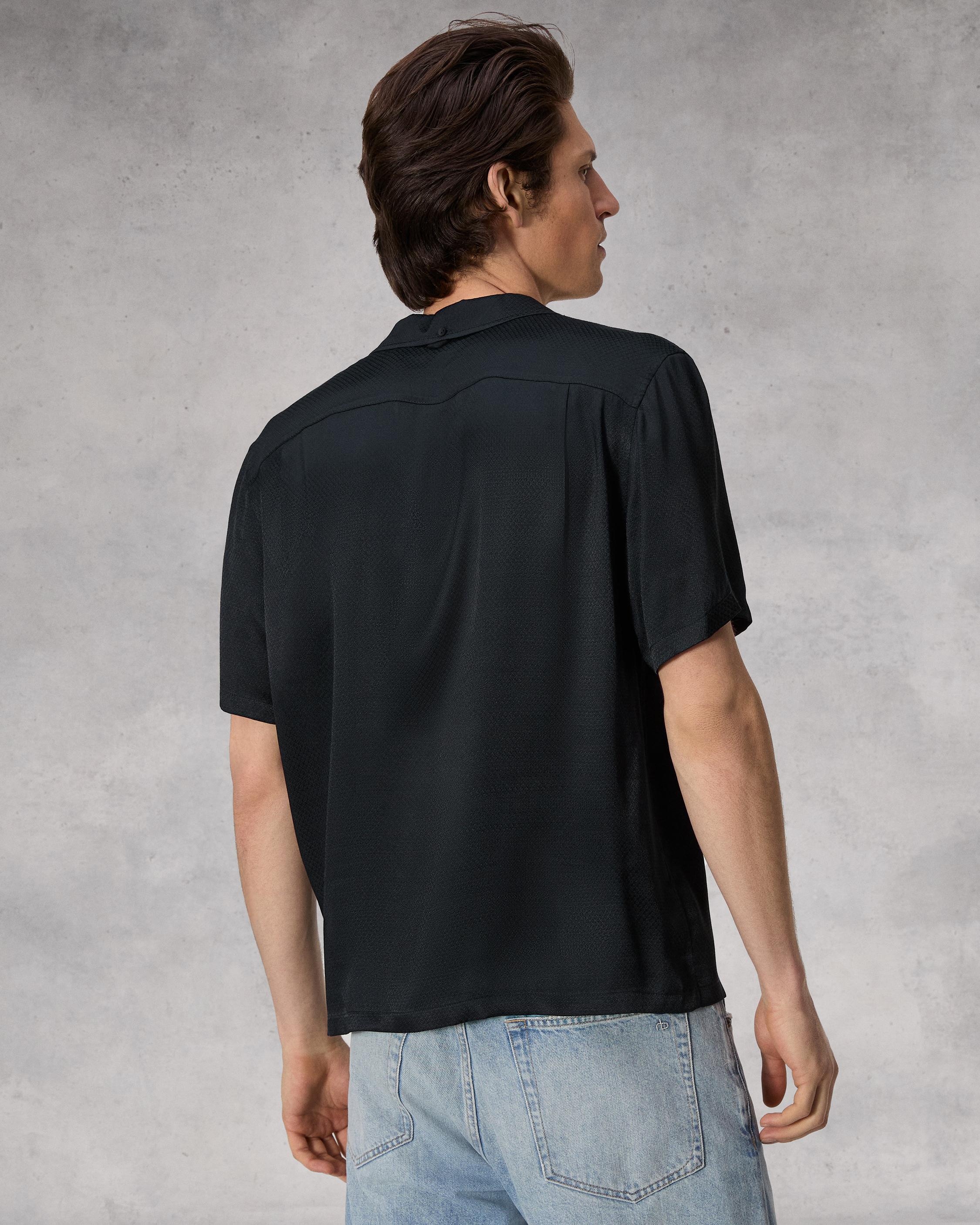 Avery Jacquard Viscose Shirt
Relaxed Fit Button Down - 5