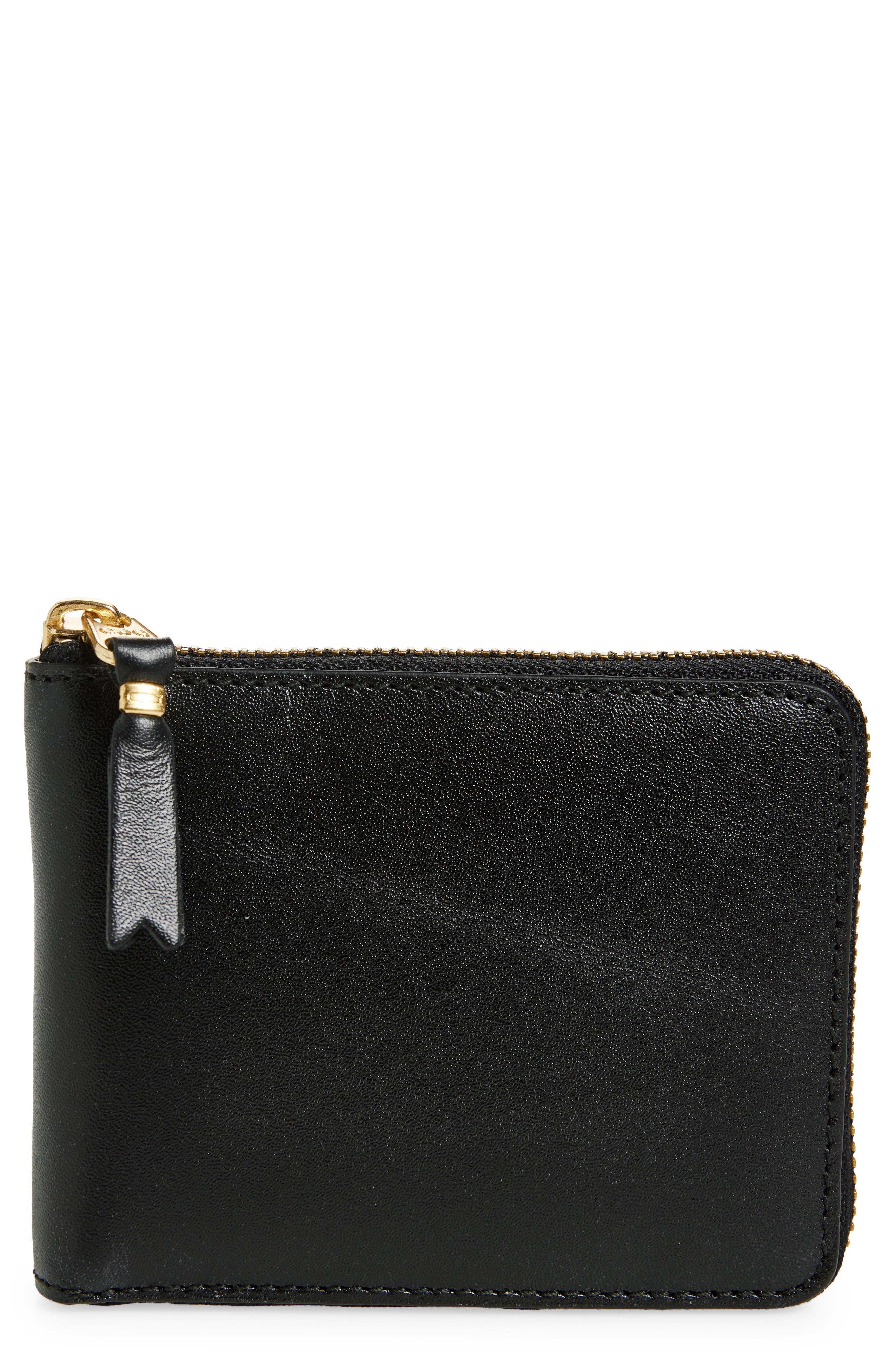 Comme des Garçons Leather Wallet in Black at Nordstrom - 1