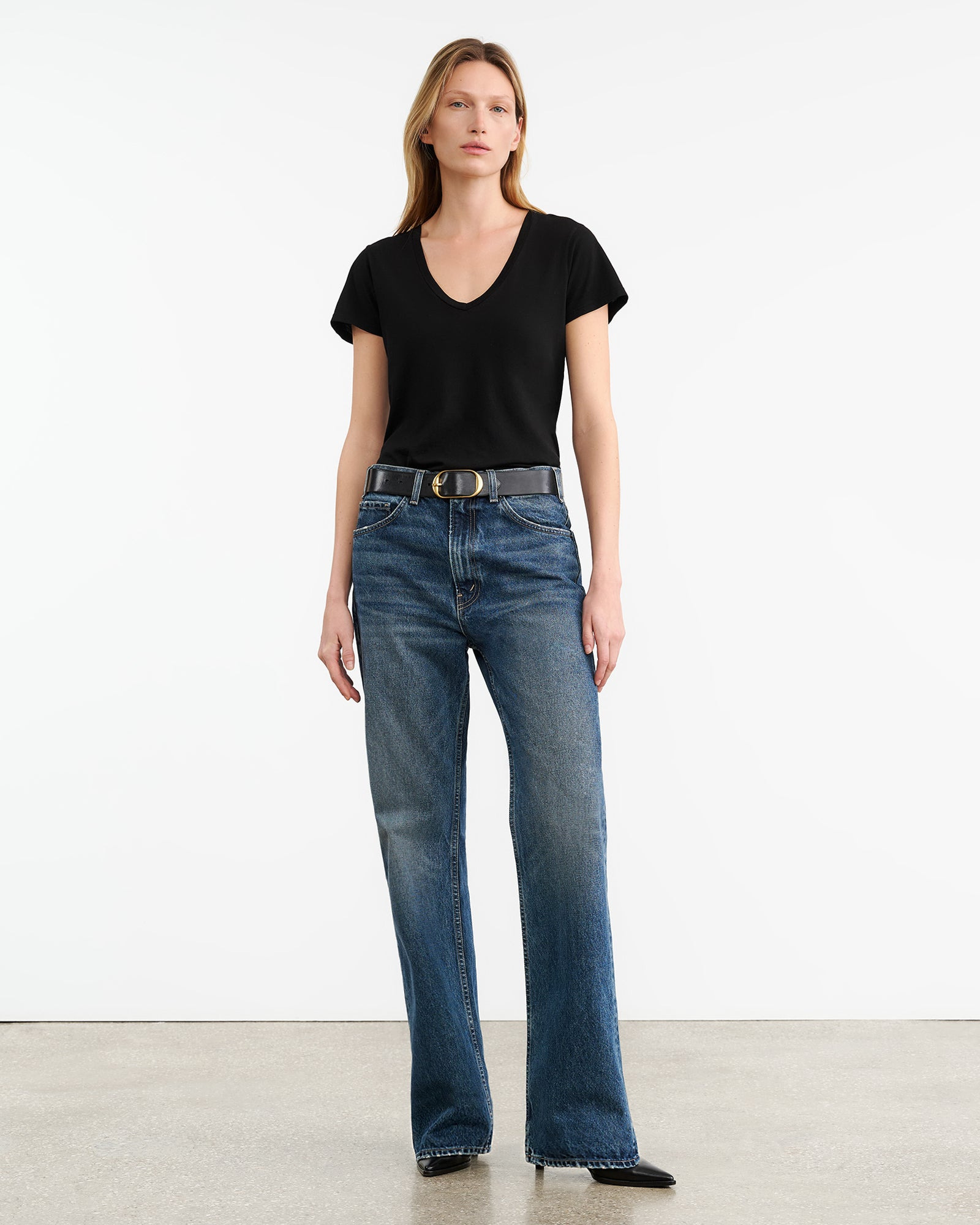 CAROL VNECK TEE SHIRT - 4