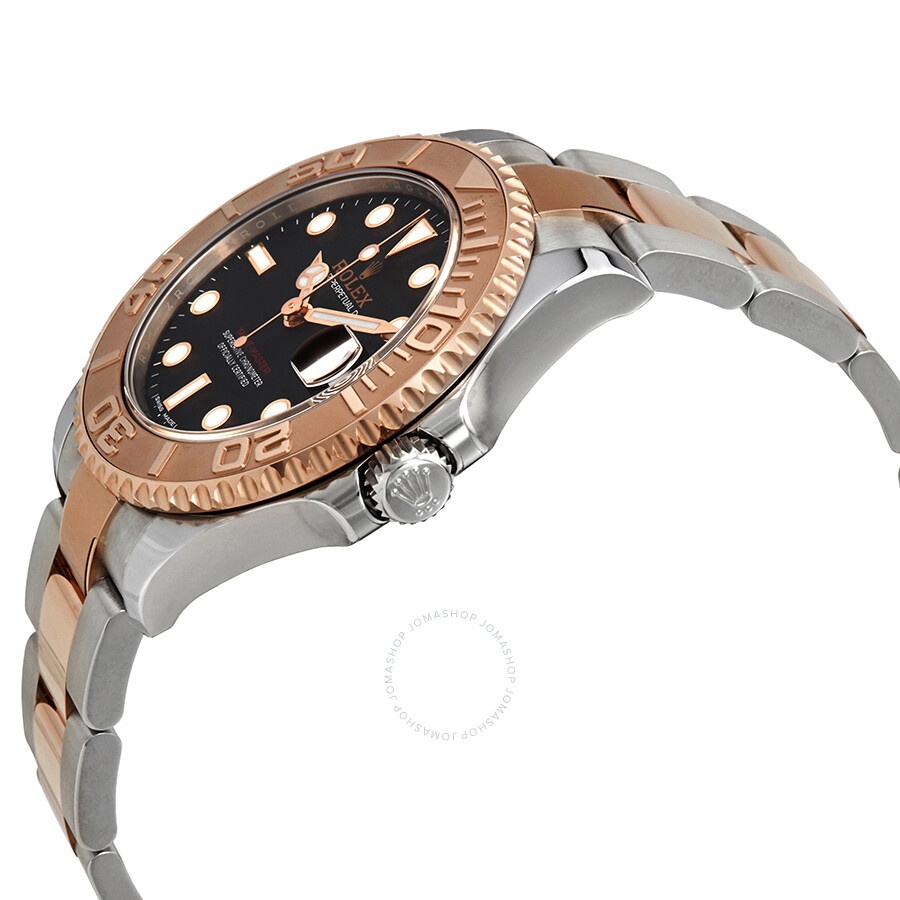 Rolex Yacht-Master 37 Automatic Black Dial Ladies Steel and 18K Everose Gold Oyster Watch 268621BKSO - 2