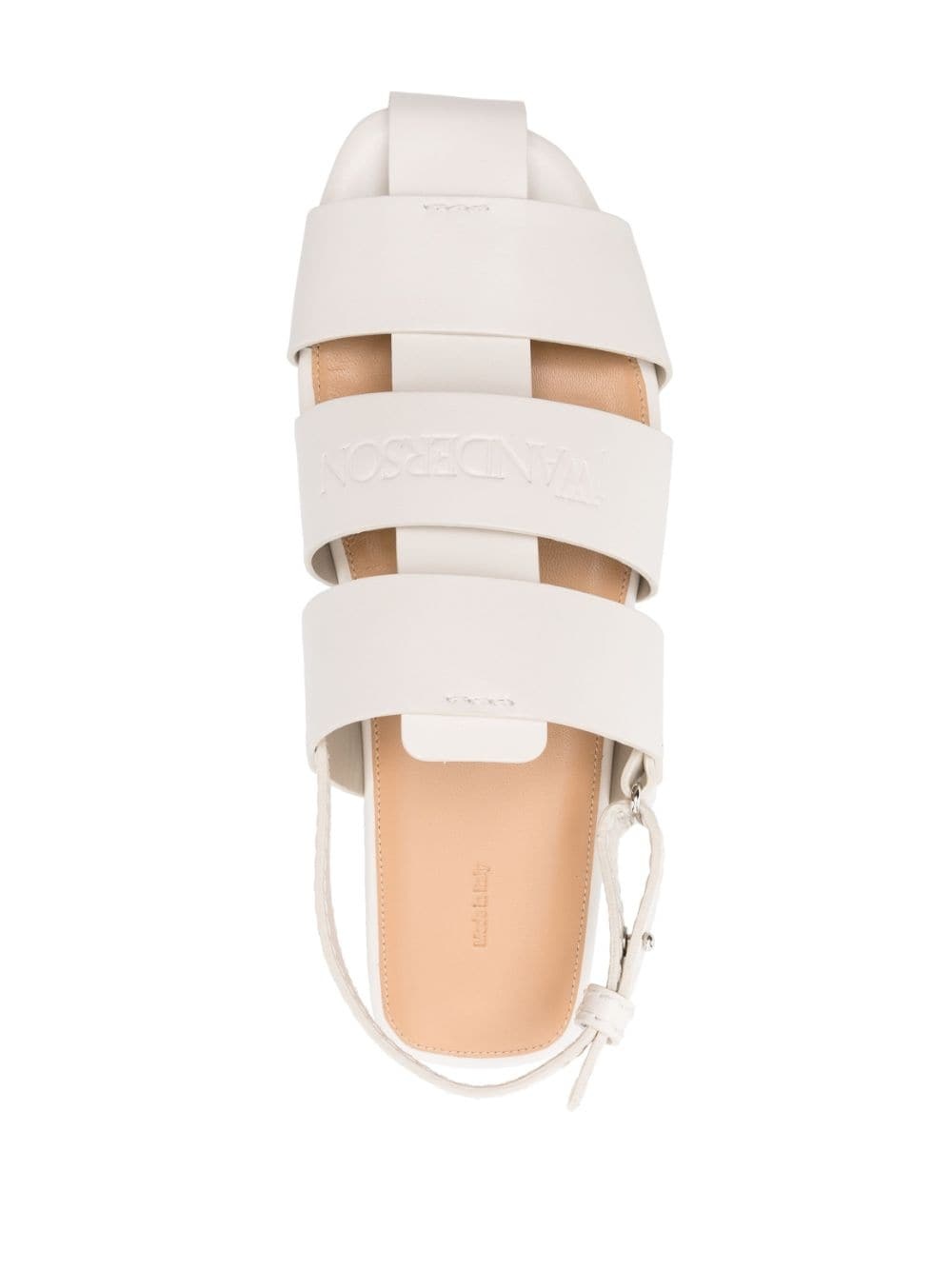 Slingback Fisherman leather sandals - 4