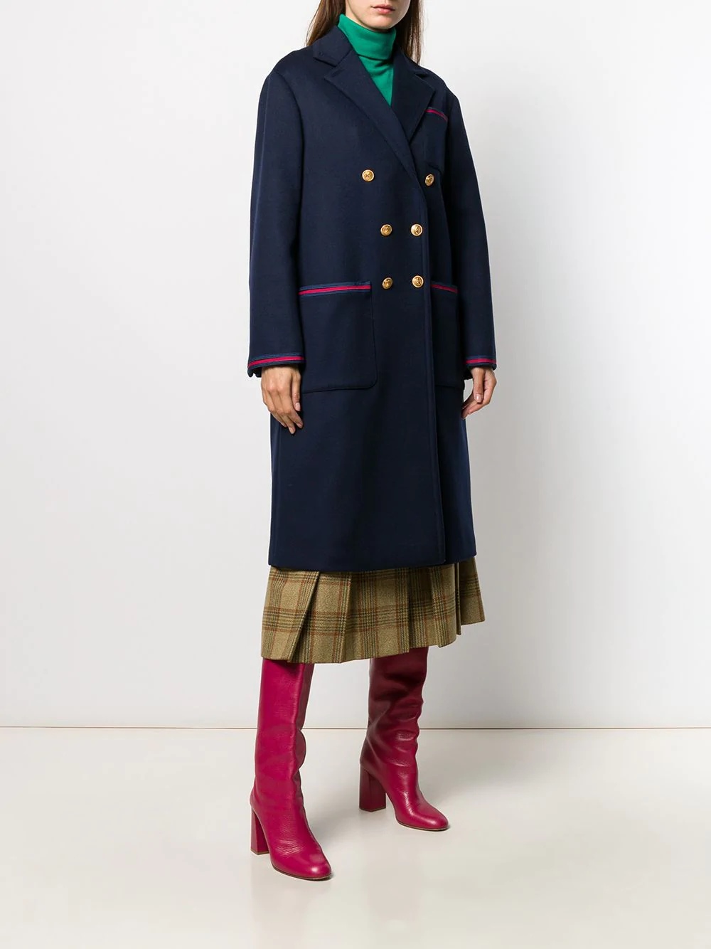 button-front coat - 3