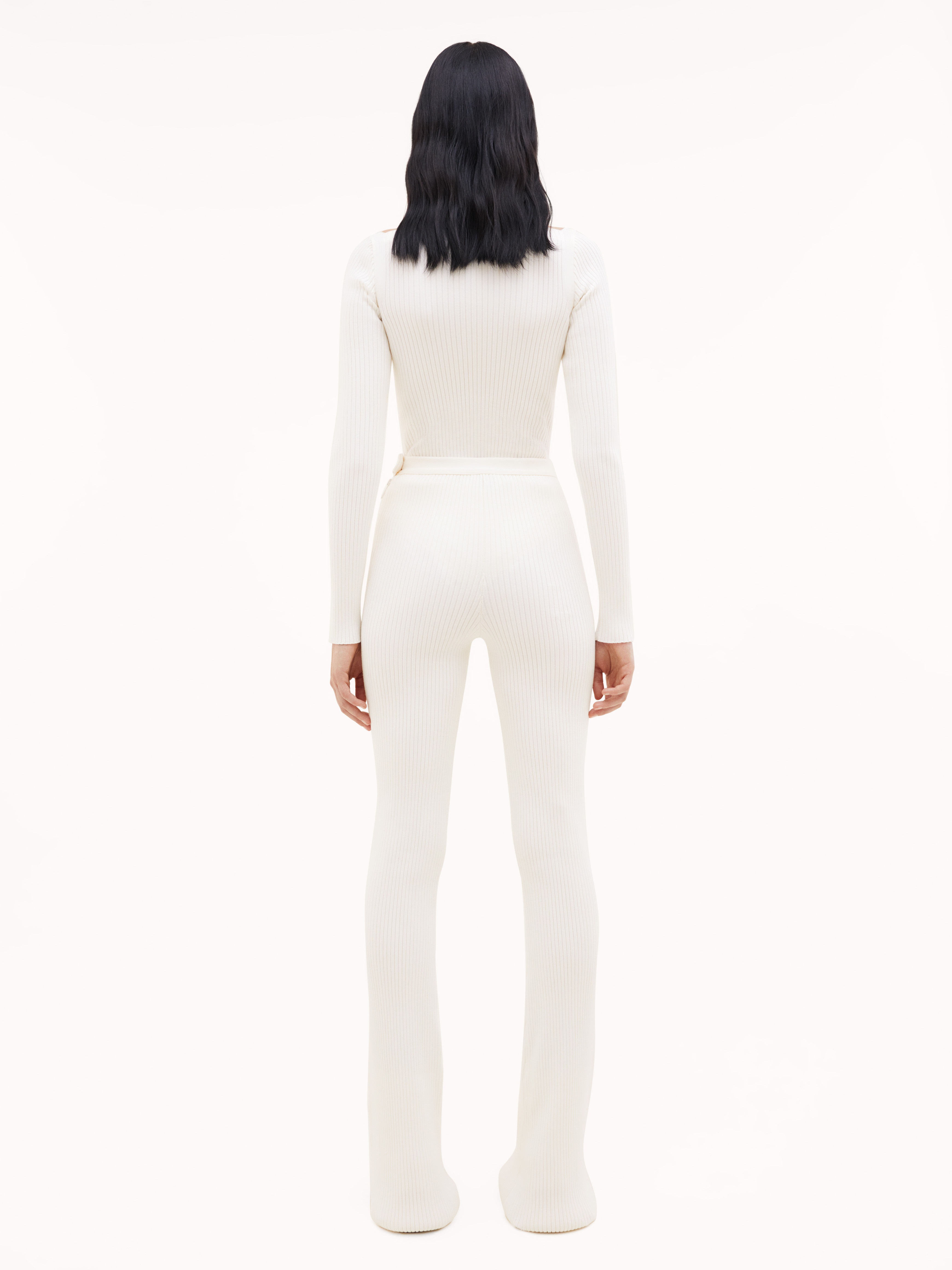RIB TROUSERS - 4