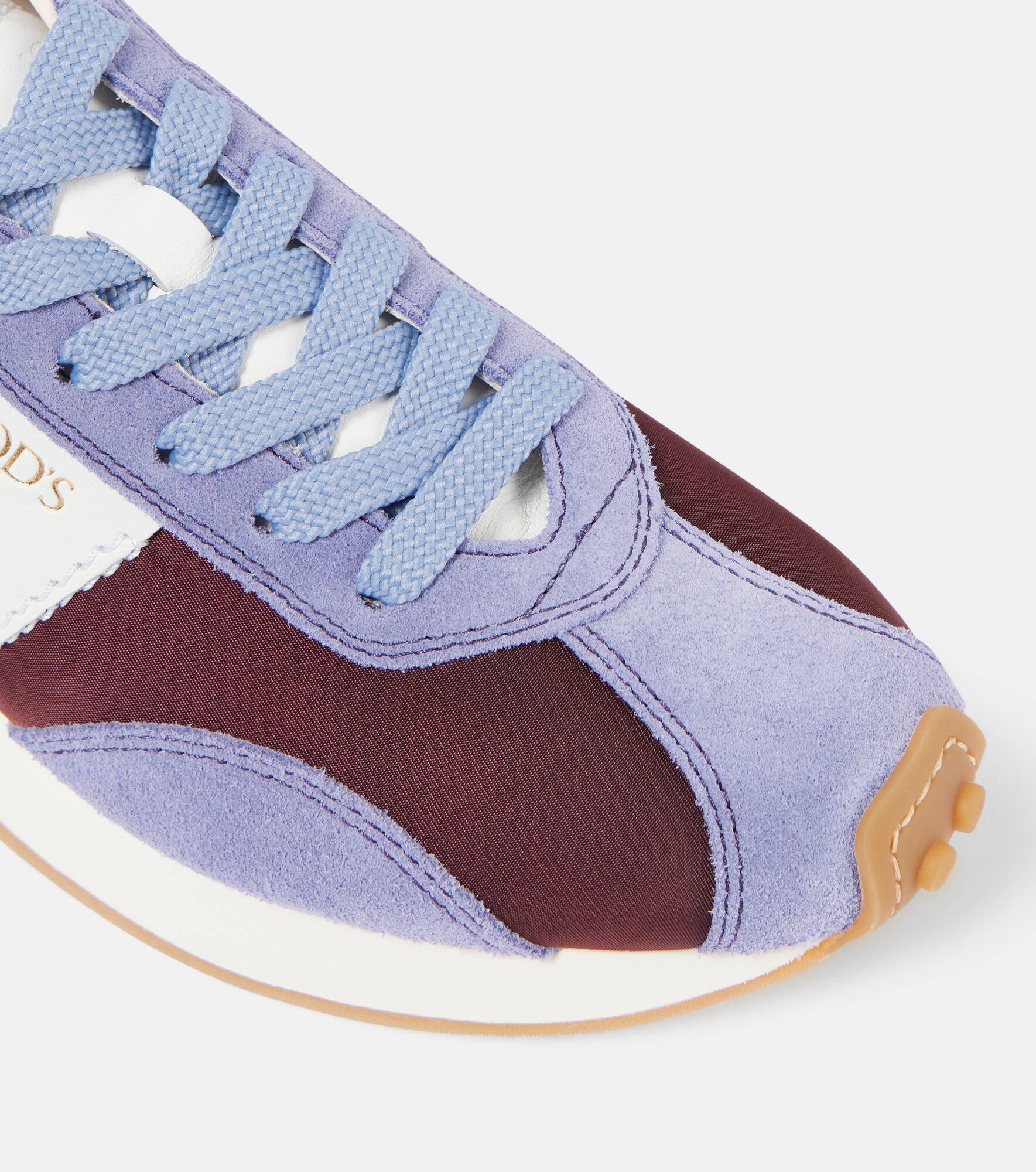 T Vintage suede-trimmed sneakers - 5