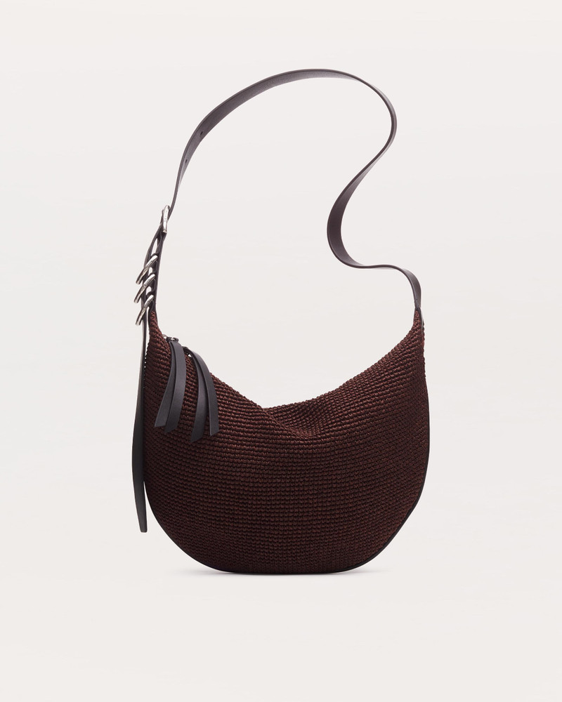 Mercer Medium Raffia Hobo Bag 1