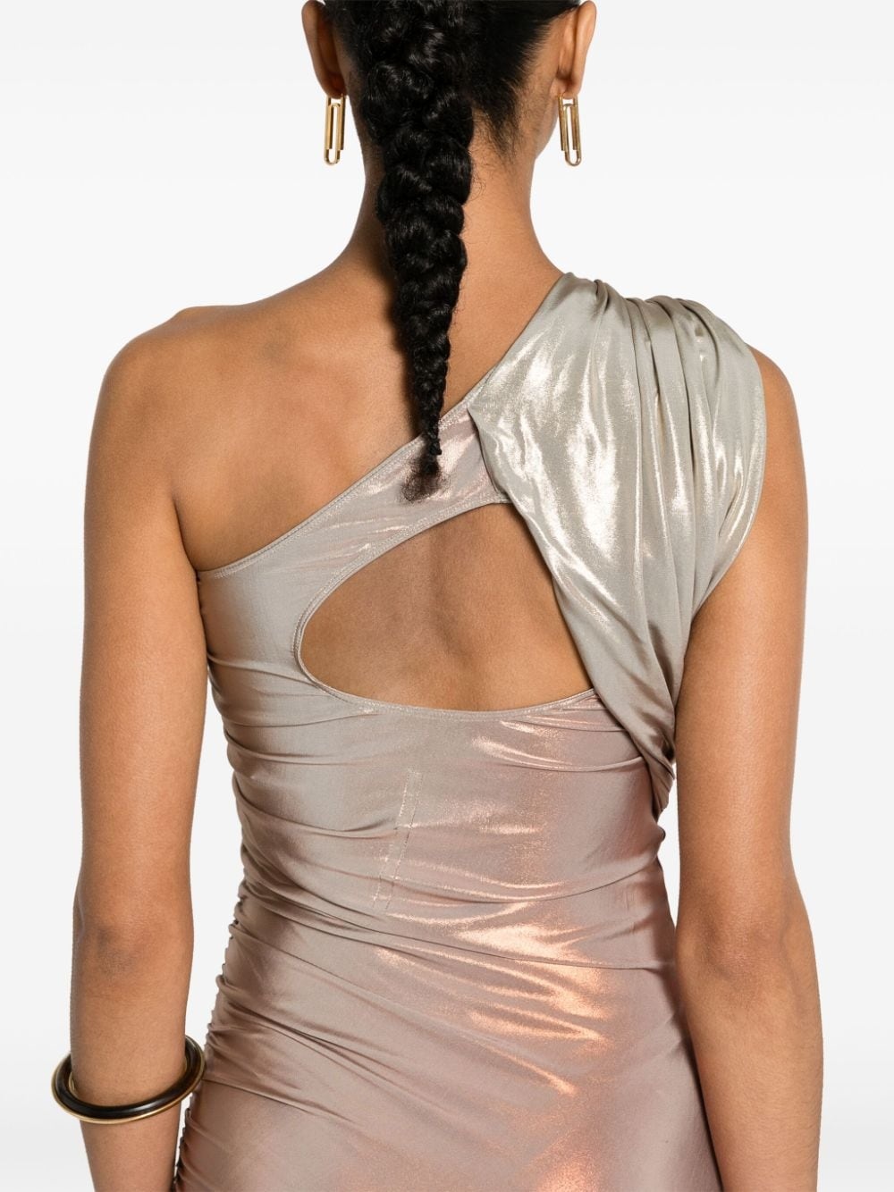 Amira asymmetric midi dress - 5
