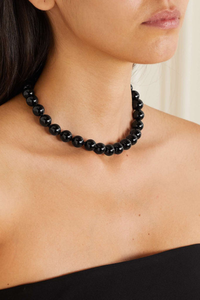 Sophie Buhai Everyday Boule sterling silver and onyx necklace outlook